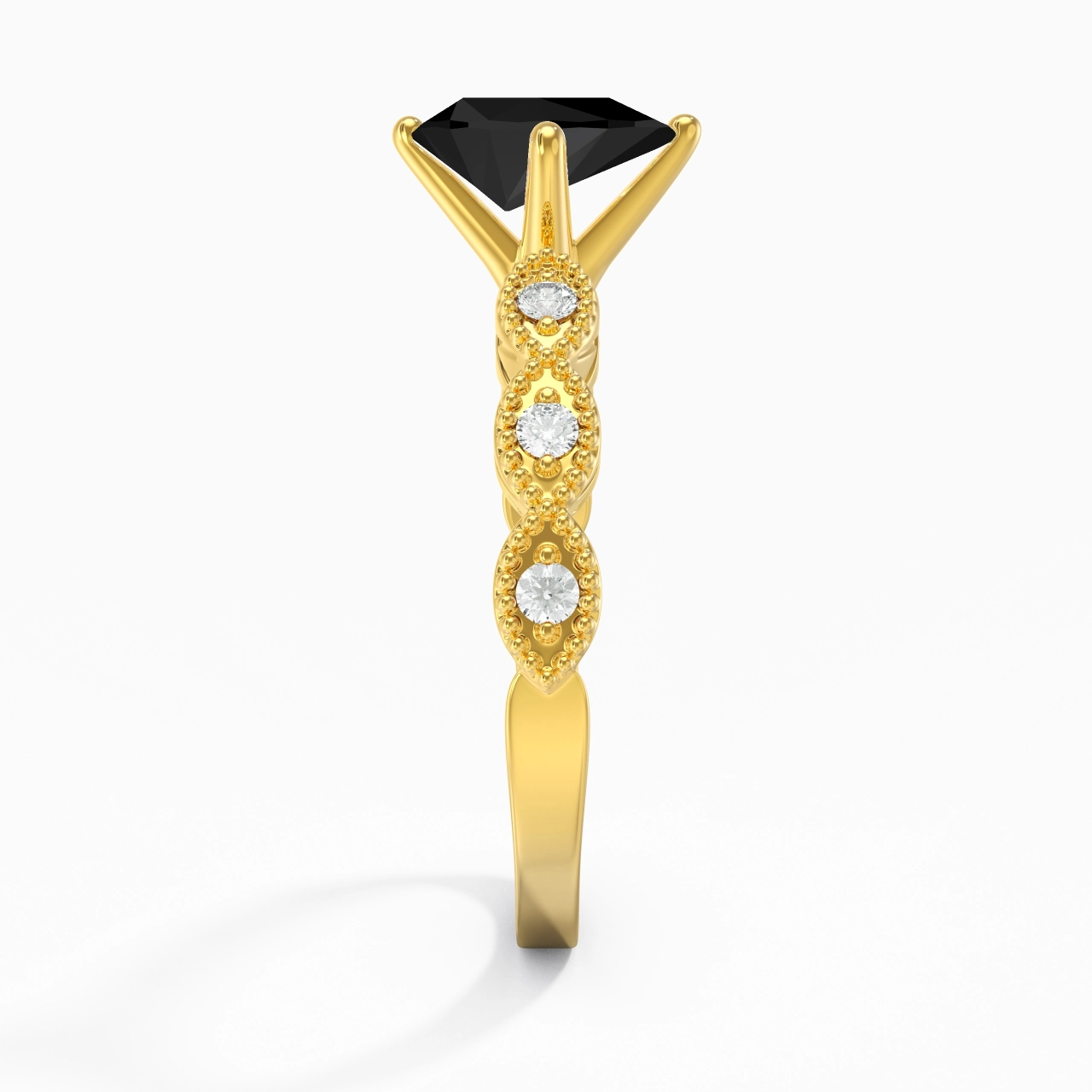 925 Sterling Silver Cubic Zirconia Engagement Ring