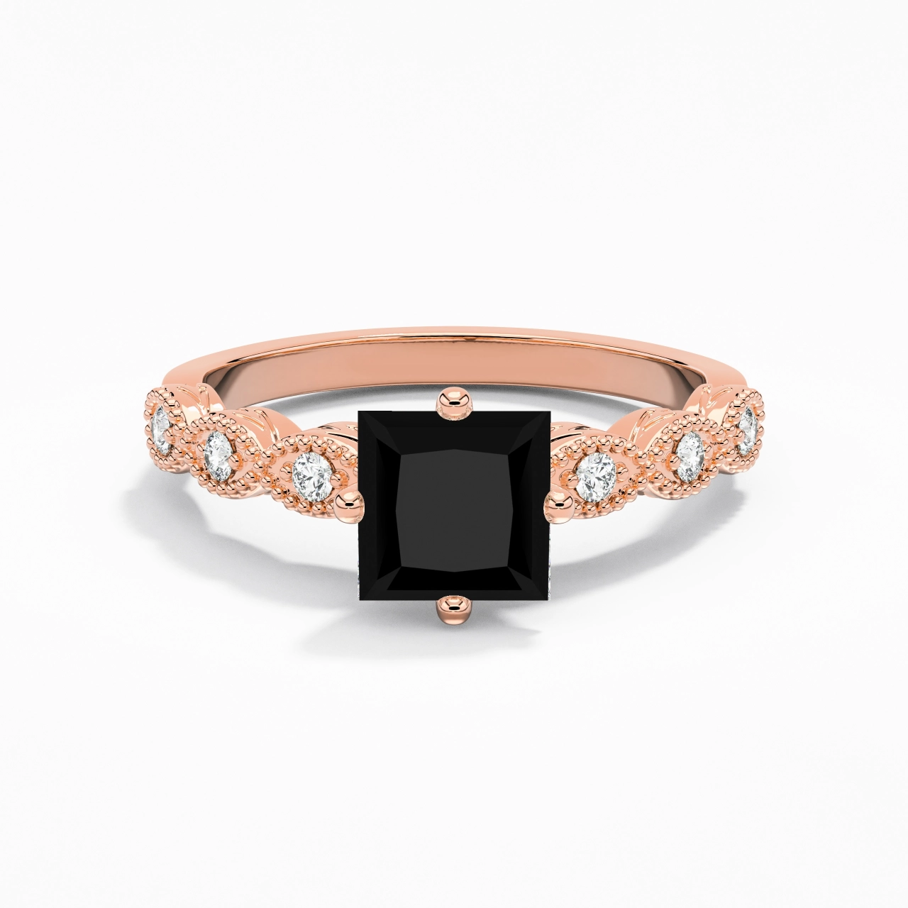 925 Sterling Silver Cubic Zirconia Engagement Ring