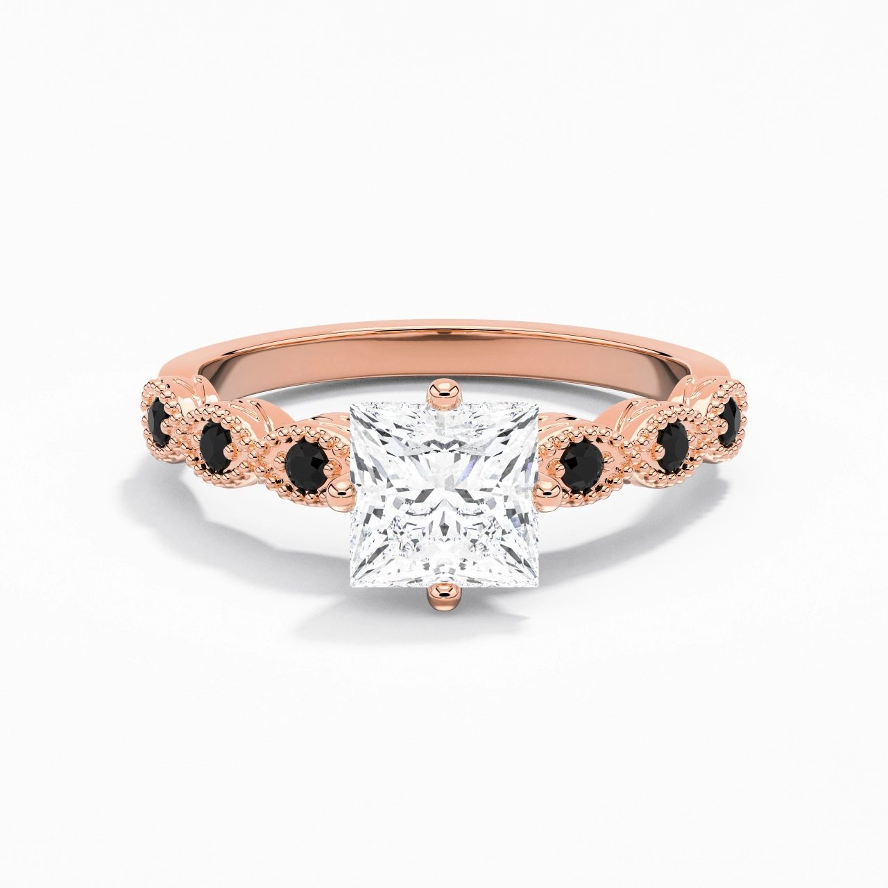 925 Sterling Silver Cubic Zirconia Engagement Ring