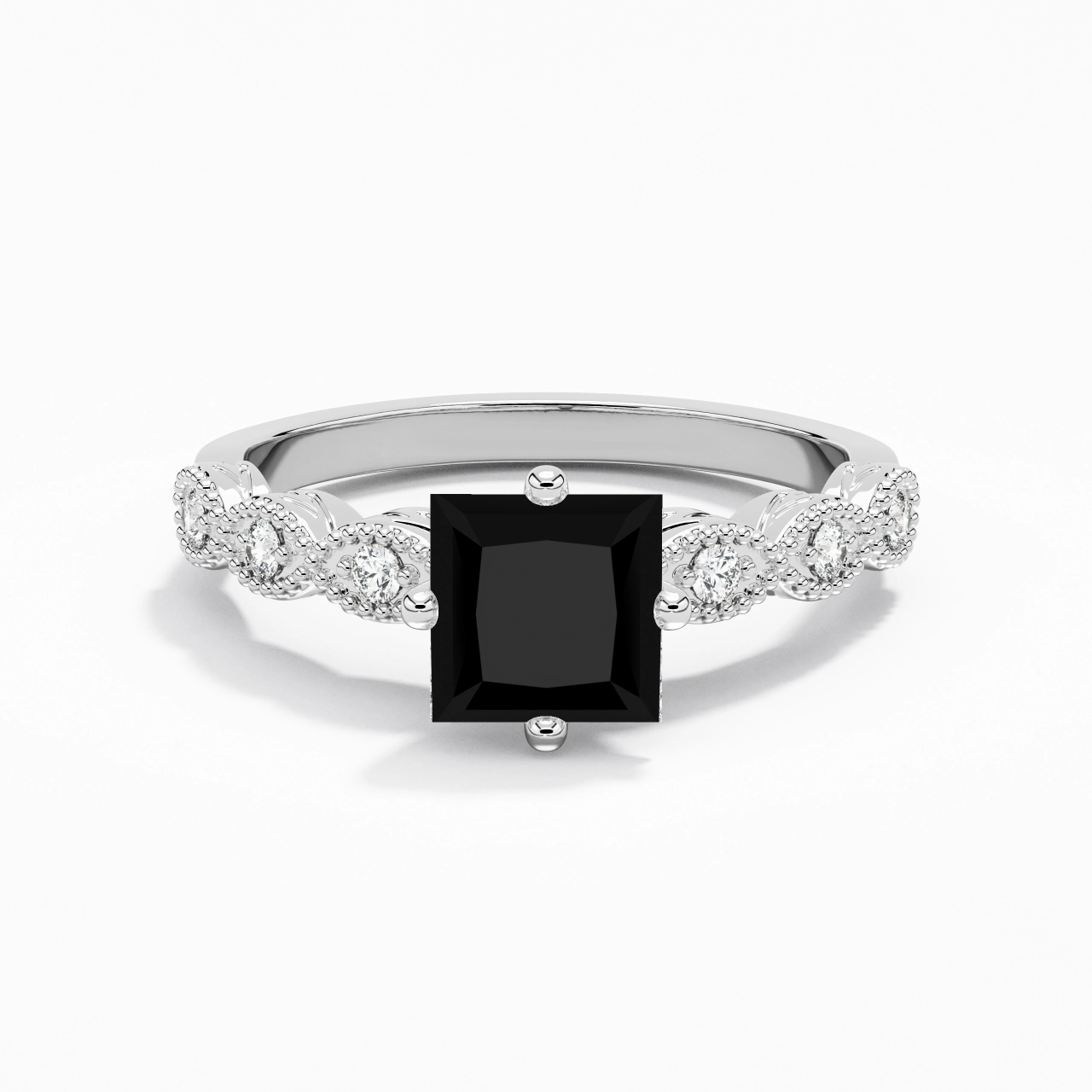 925 Sterling Silver Cubic Zirconia Engagement Ring