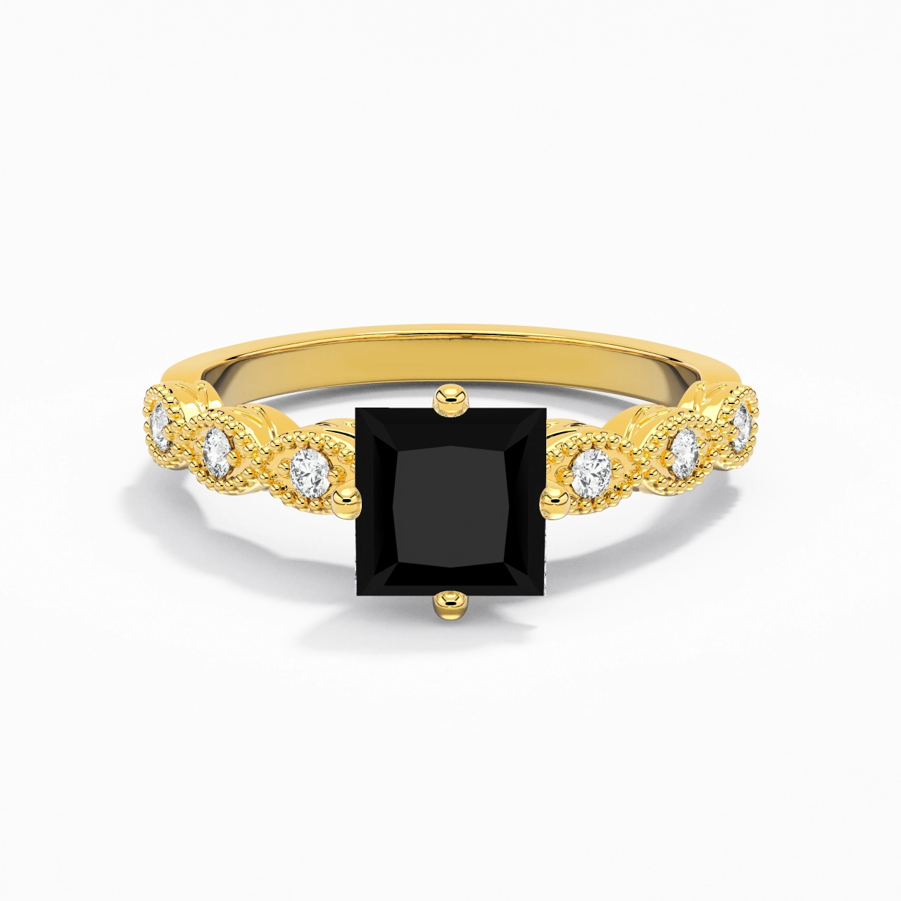 925 Sterling Silver Cubic Zirconia Engagement Ring