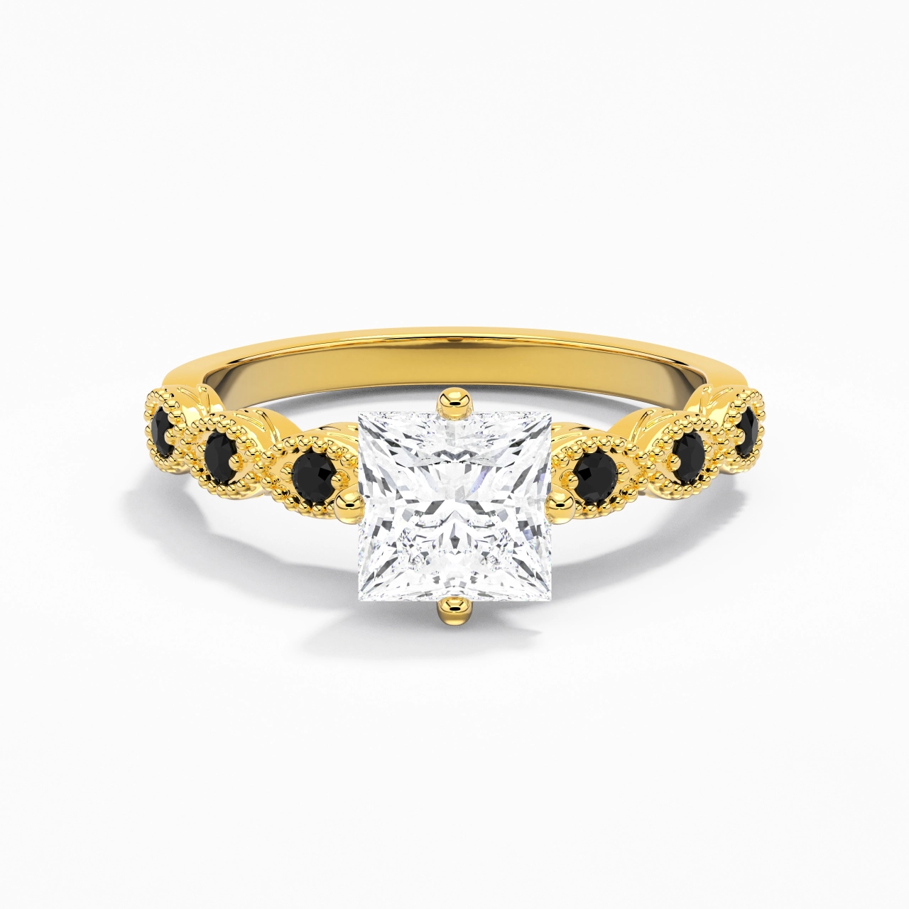 925 Sterling Silver Cubic Zirconia Engagement Ring