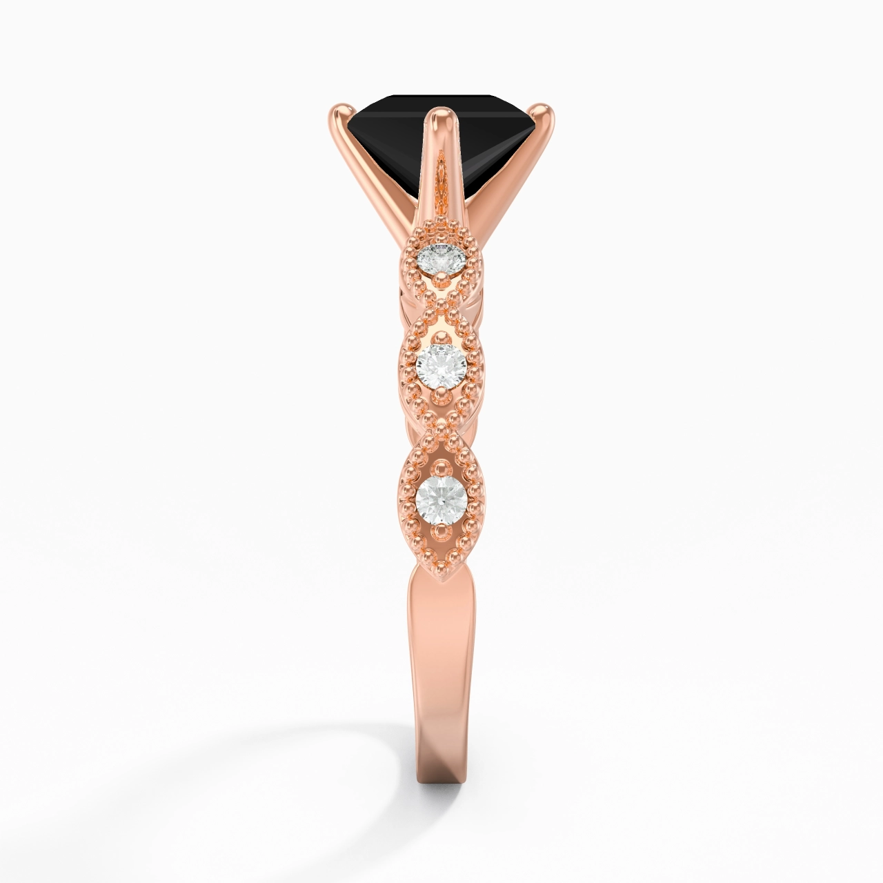 925 Sterling Silver Cubic Zirconia Engagement Ring