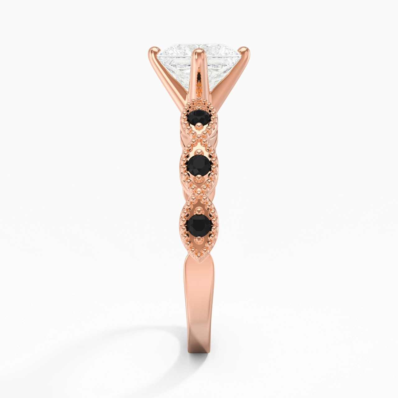 925 Sterling Silver Cubic Zirconia Engagement Ring