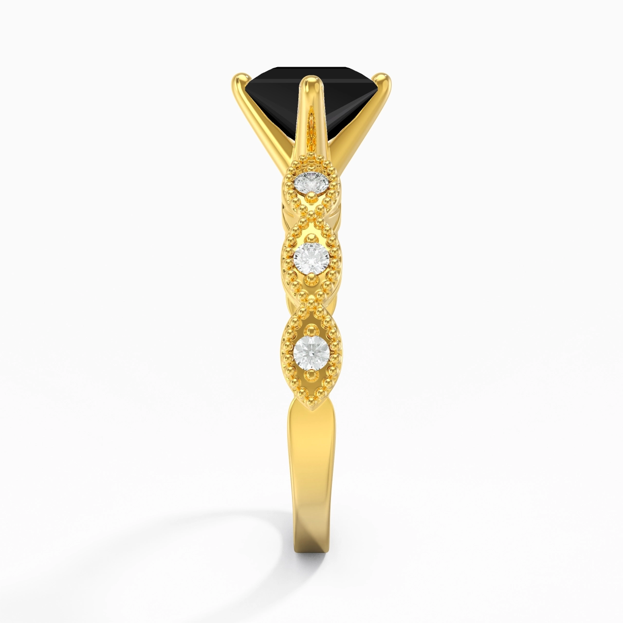 925 Sterling Silver Cubic Zirconia Engagement Ring