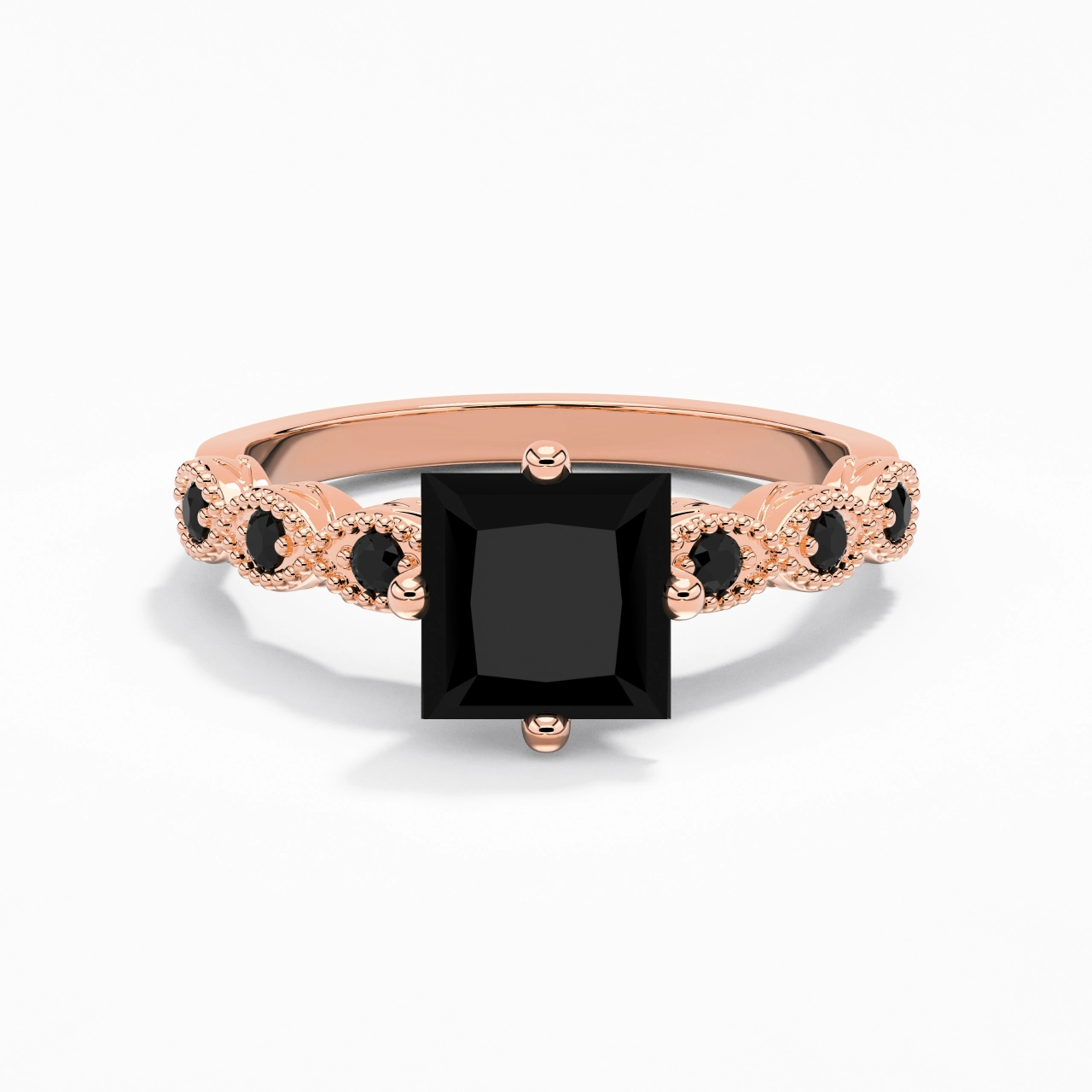 925 Sterling Silver Cubic Zirconia Engagement Ring