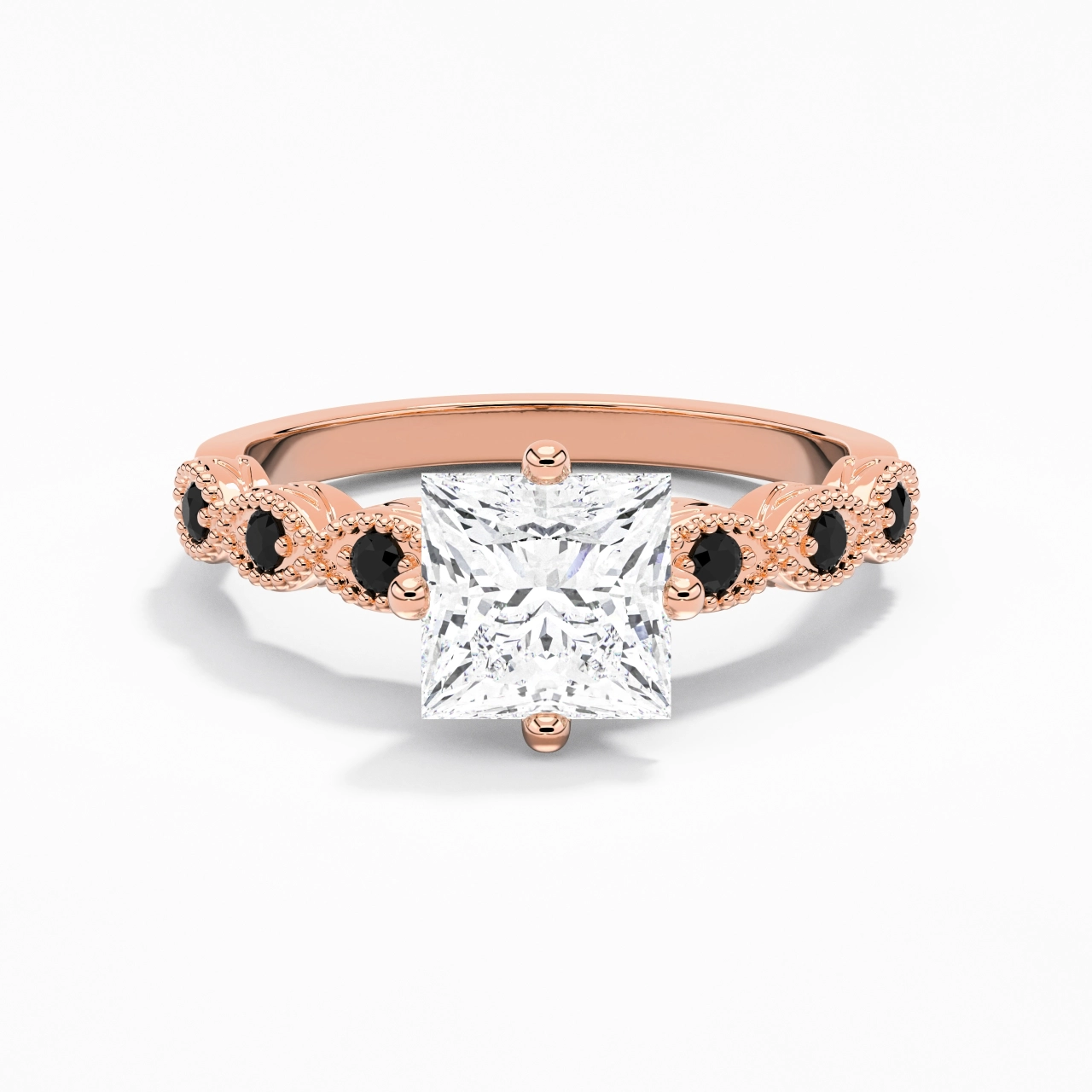 925 Sterling Silver Cubic Zirconia Engagement Ring