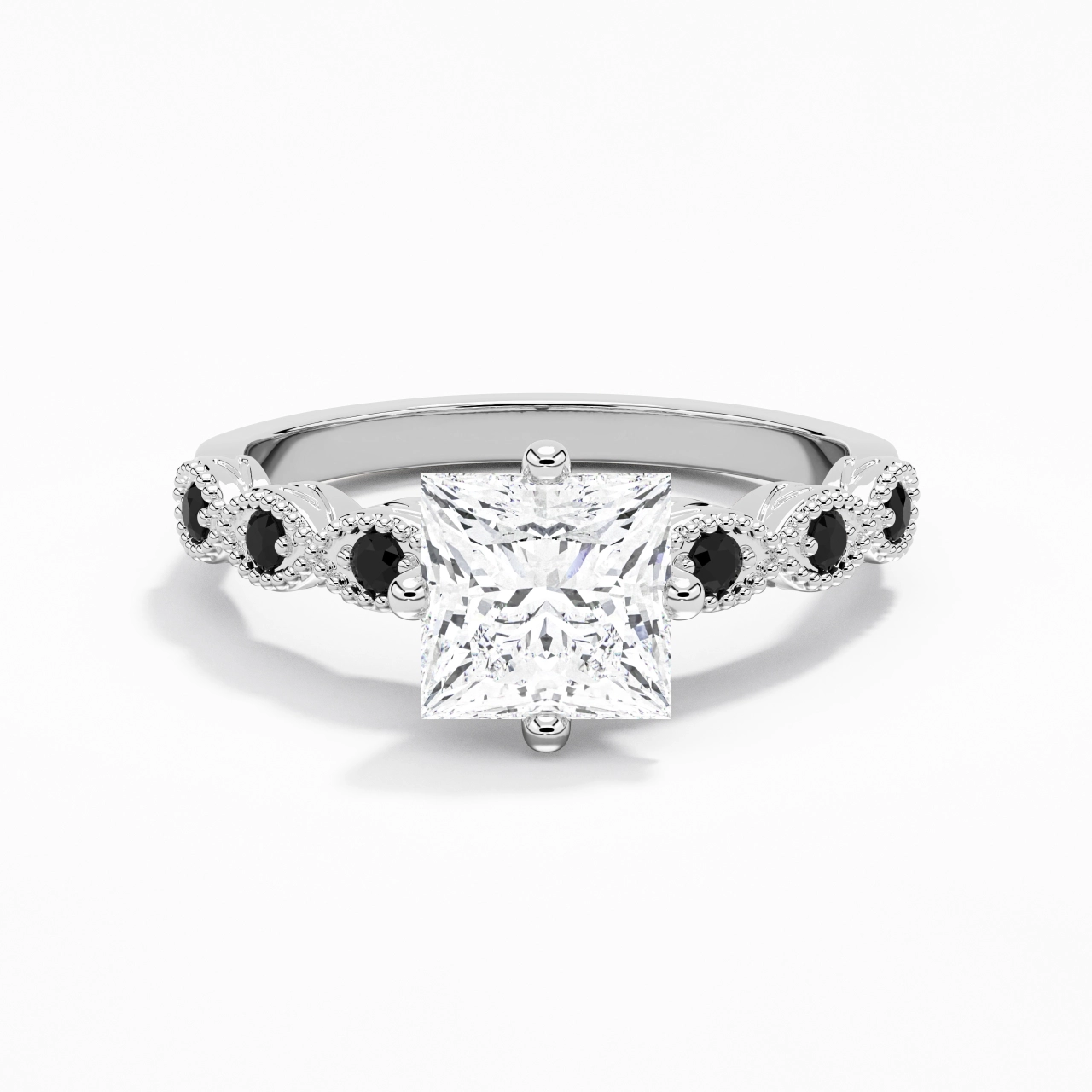 925 Sterling Silver Cubic Zirconia Engagement Ring
