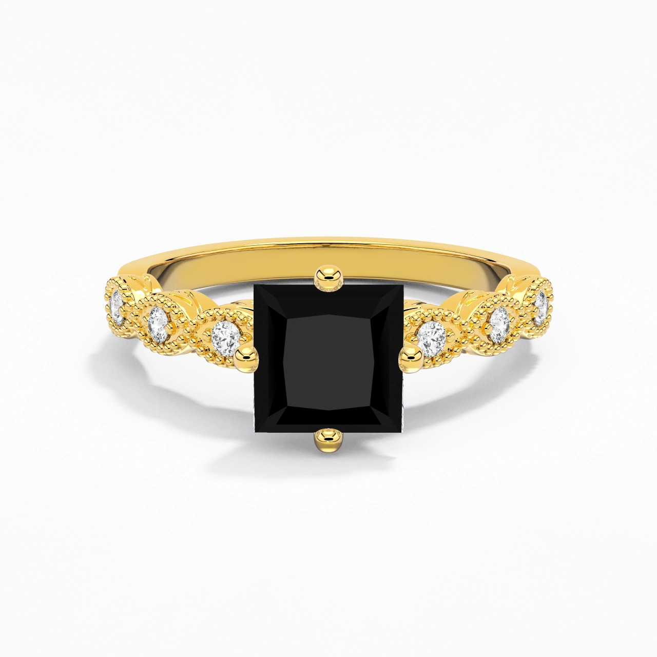 925 Sterling Silver Cubic Zirconia Engagement Ring