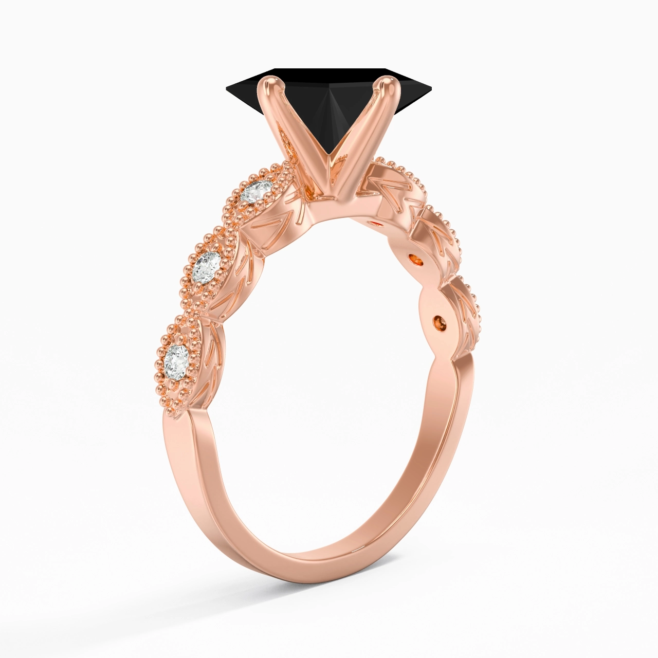 925 Sterling Silver Cubic Zirconia Engagement Ring