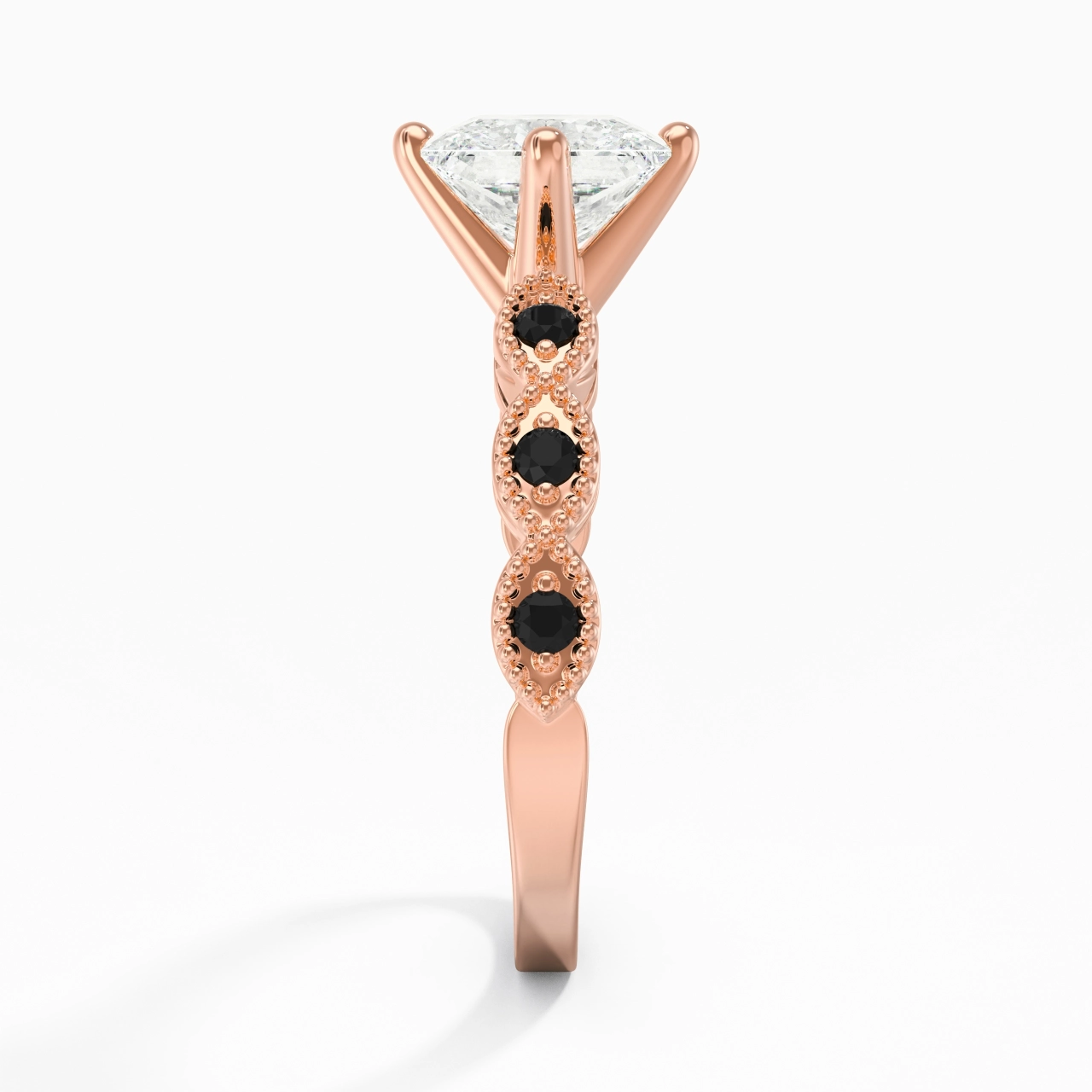 925 Sterling Silver Cubic Zirconia Engagement Ring