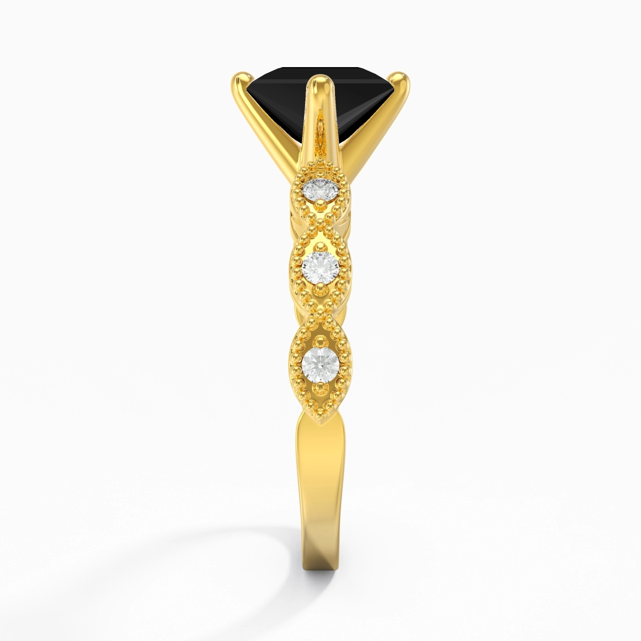 925 Sterling Silver Cubic Zirconia Engagement Ring