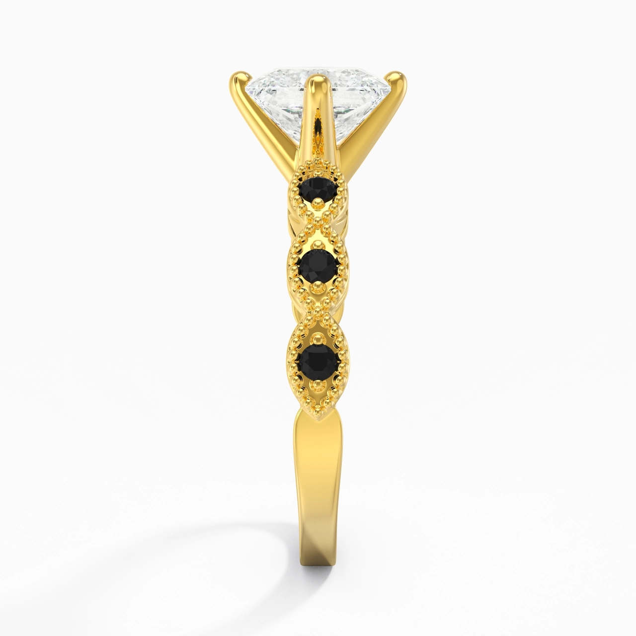 925 Sterling Silver Cubic Zirconia Engagement Ring