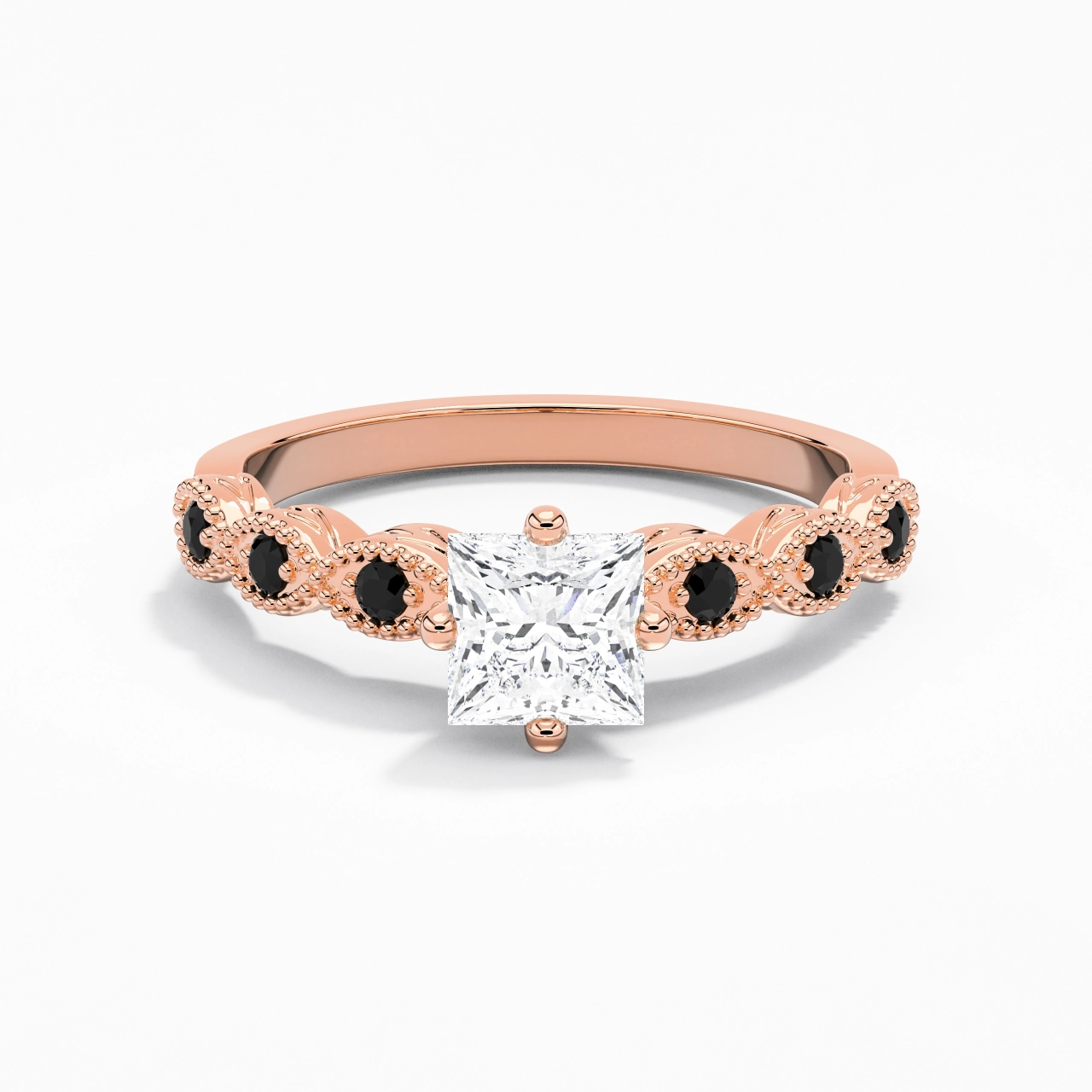 925 Sterling Silver Cubic Zirconia Engagement Ring