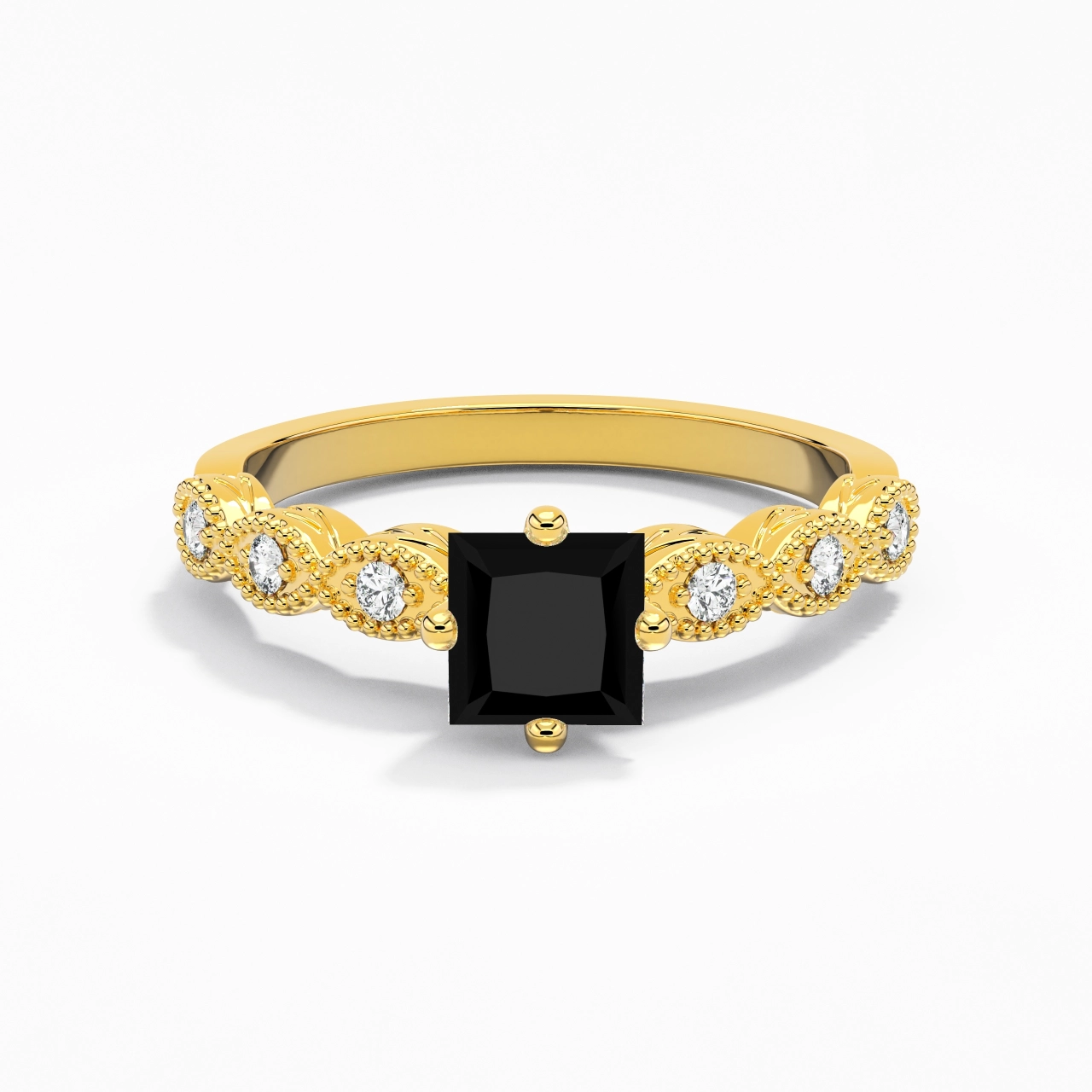 925 Sterling Silver Cubic Zirconia Engagement Ring