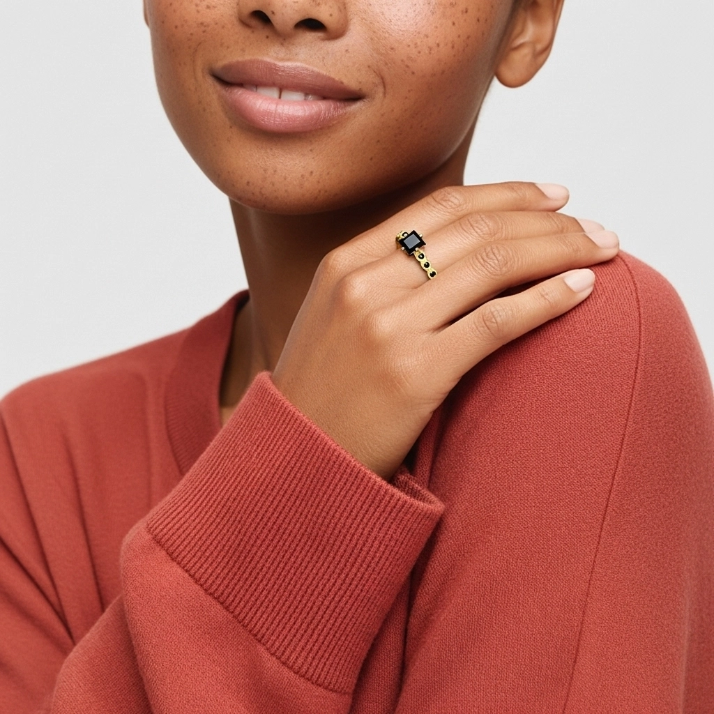 925 Sterling Silver Cubic Zirconia Engagement Ring