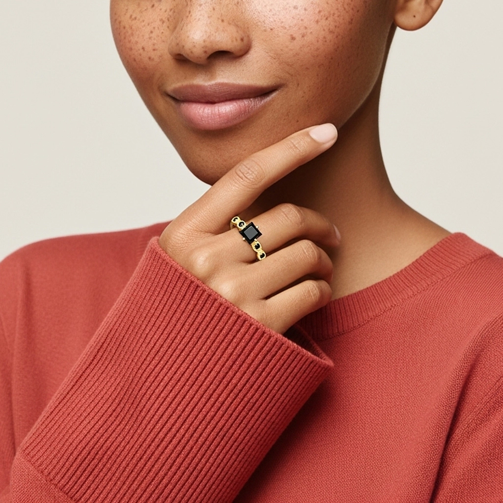 925 Sterling Silver Cubic Zirconia Engagement Ring