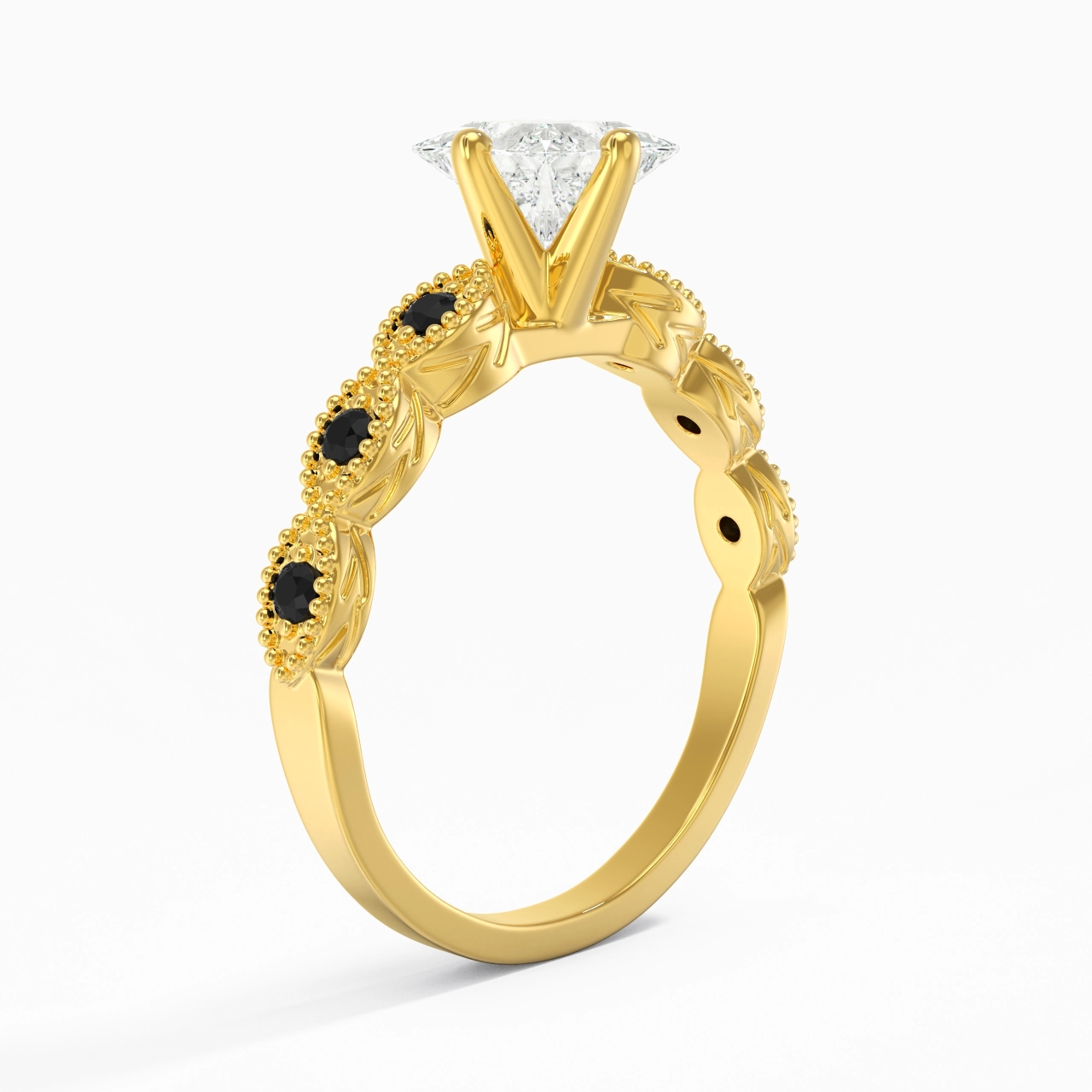 925 Sterling Silver Cubic Zirconia Engagement Ring