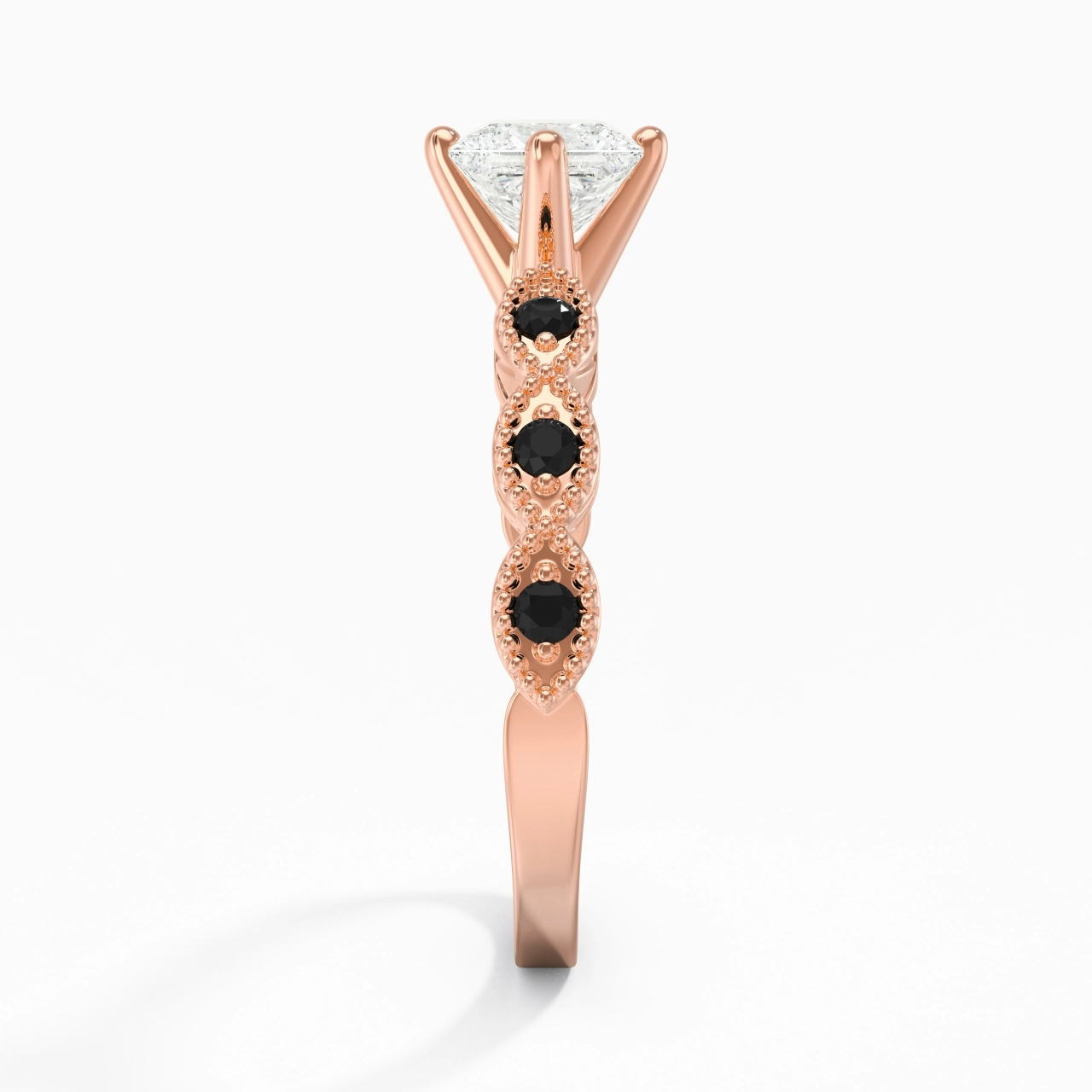 925 Sterling Silver Cubic Zirconia Engagement Ring