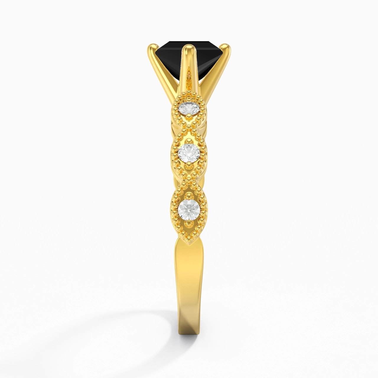 925 Sterling Silver Cubic Zirconia Engagement Ring