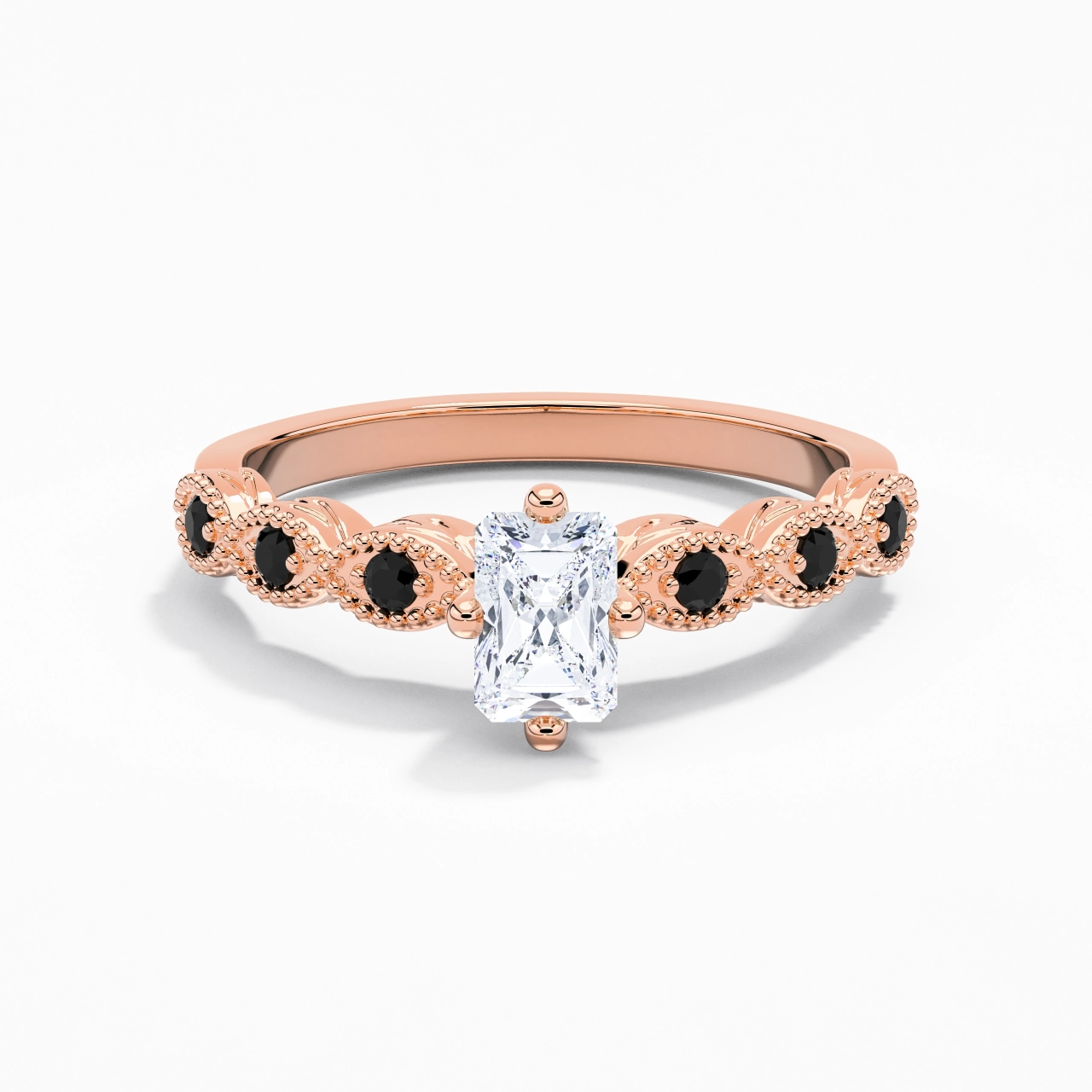 925 Sterling Silver Cubic Zirconia Engagement Ring