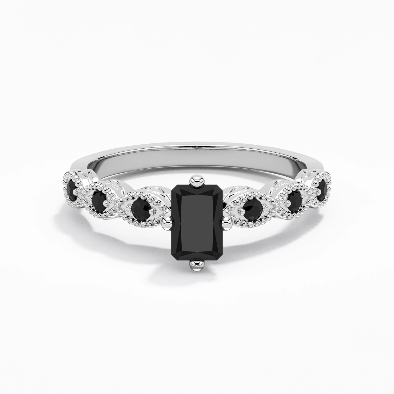 925 Sterling Silver Cubic Zirconia Engagement Ring