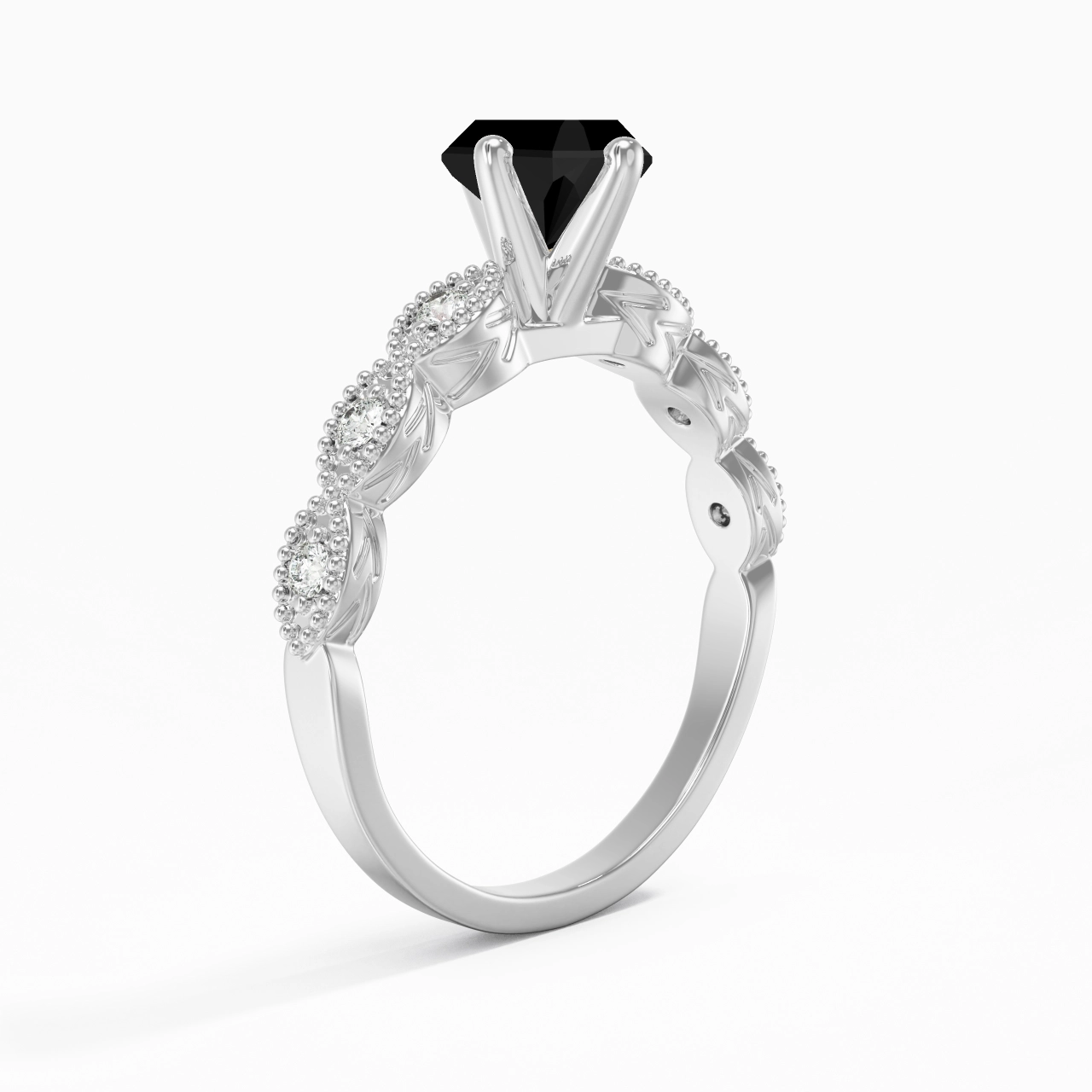 925 Sterling Silver Cubic Zirconia Engagement Ring