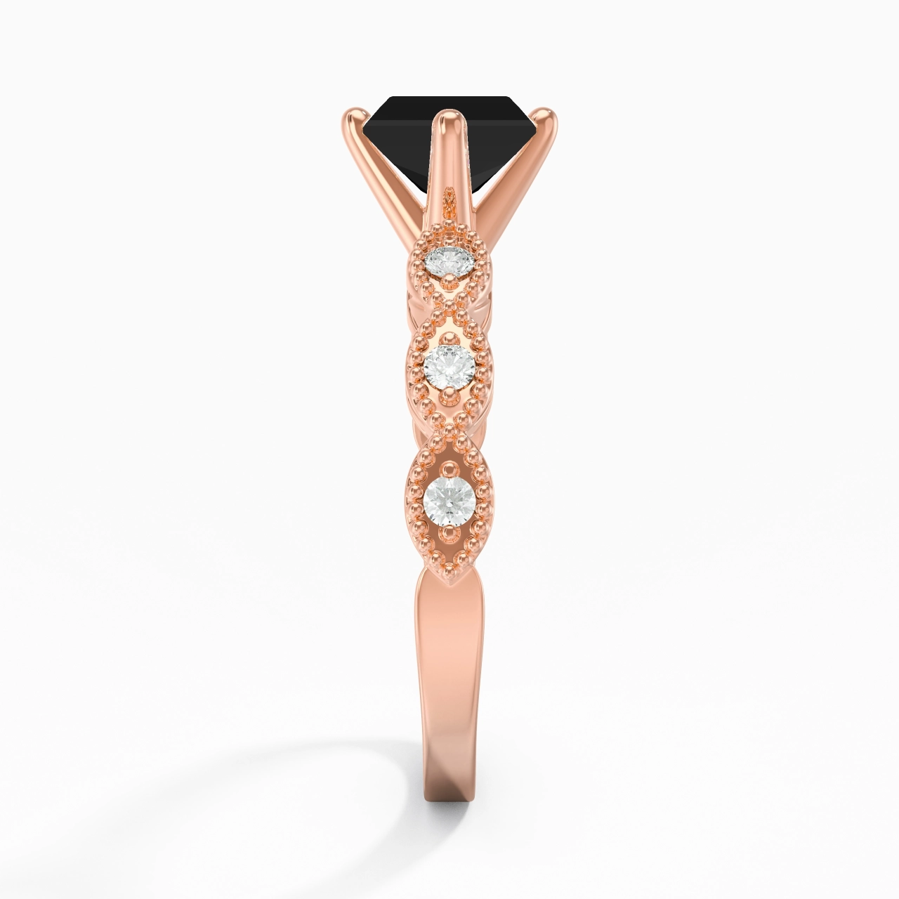 925 Sterling Silver Cubic Zirconia Engagement Ring