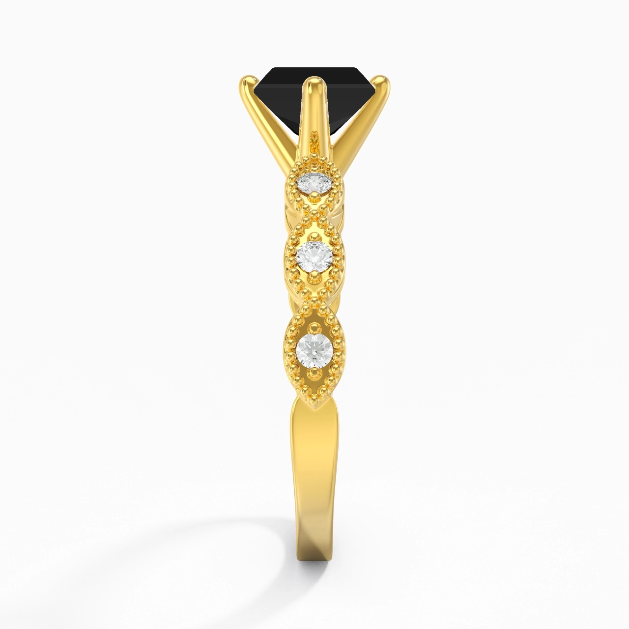 925 Sterling Silver Cubic Zirconia Engagement Ring