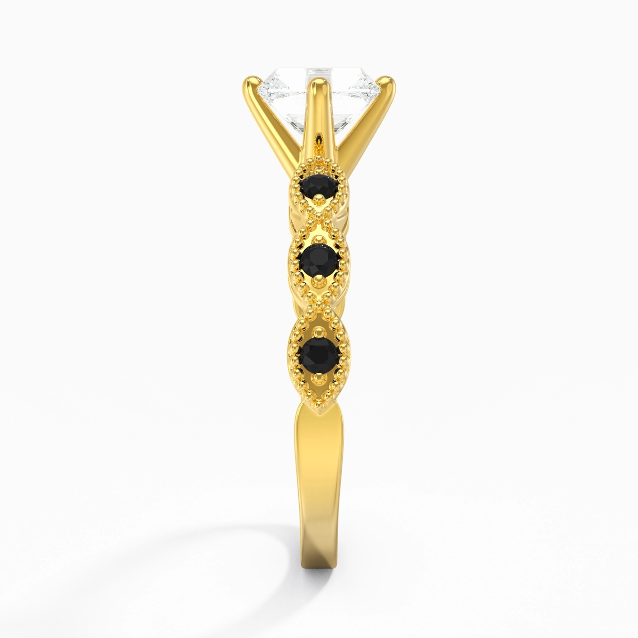 925 Sterling Silver Cubic Zirconia Engagement Ring