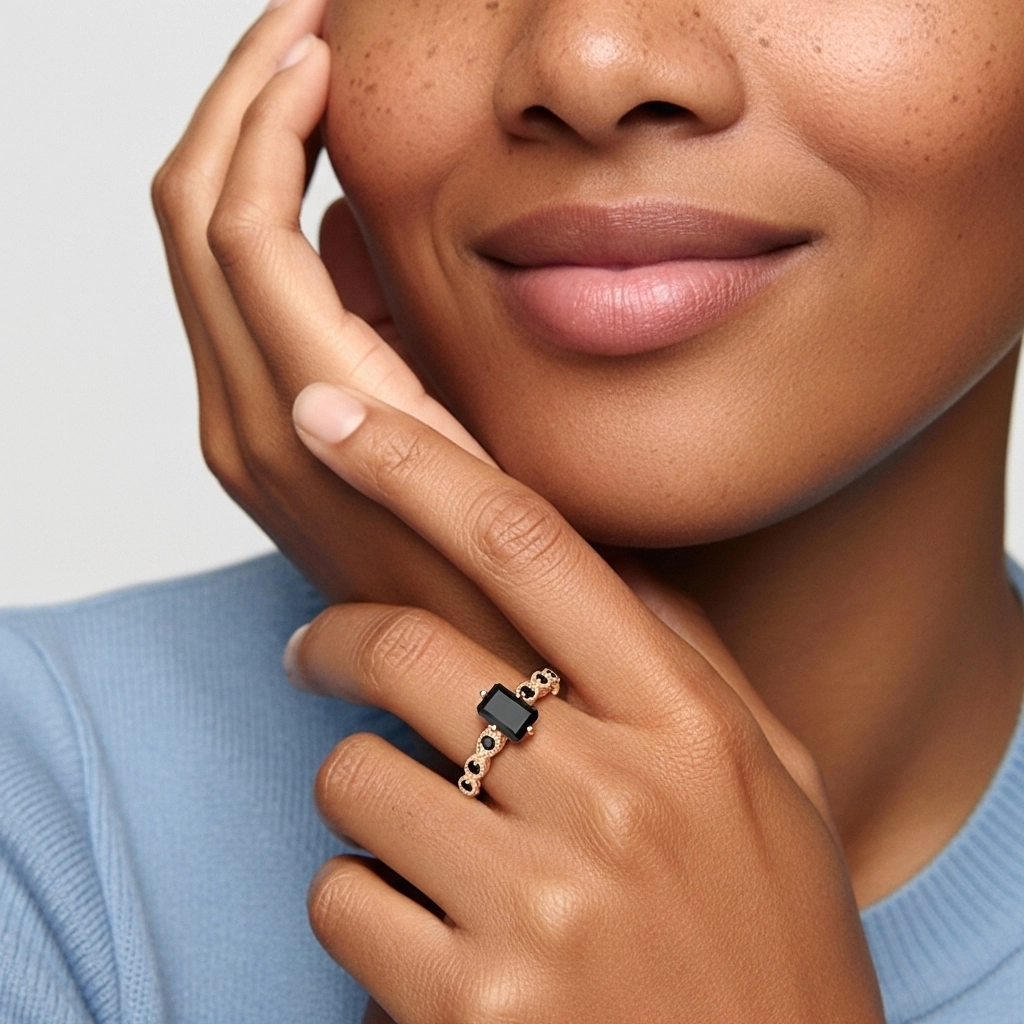 925 Sterling Silver Cubic Zirconia Engagement Ring