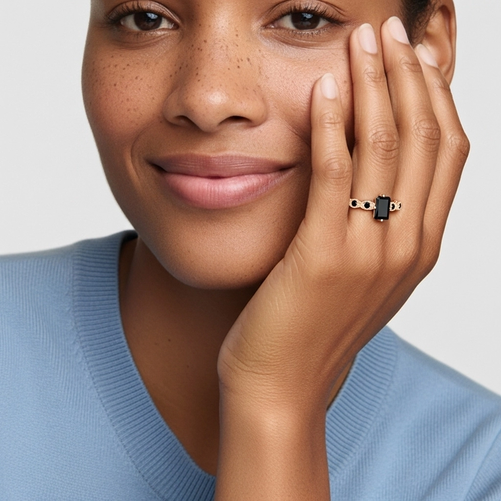 925 Sterling Silver Cubic Zirconia Engagement Ring