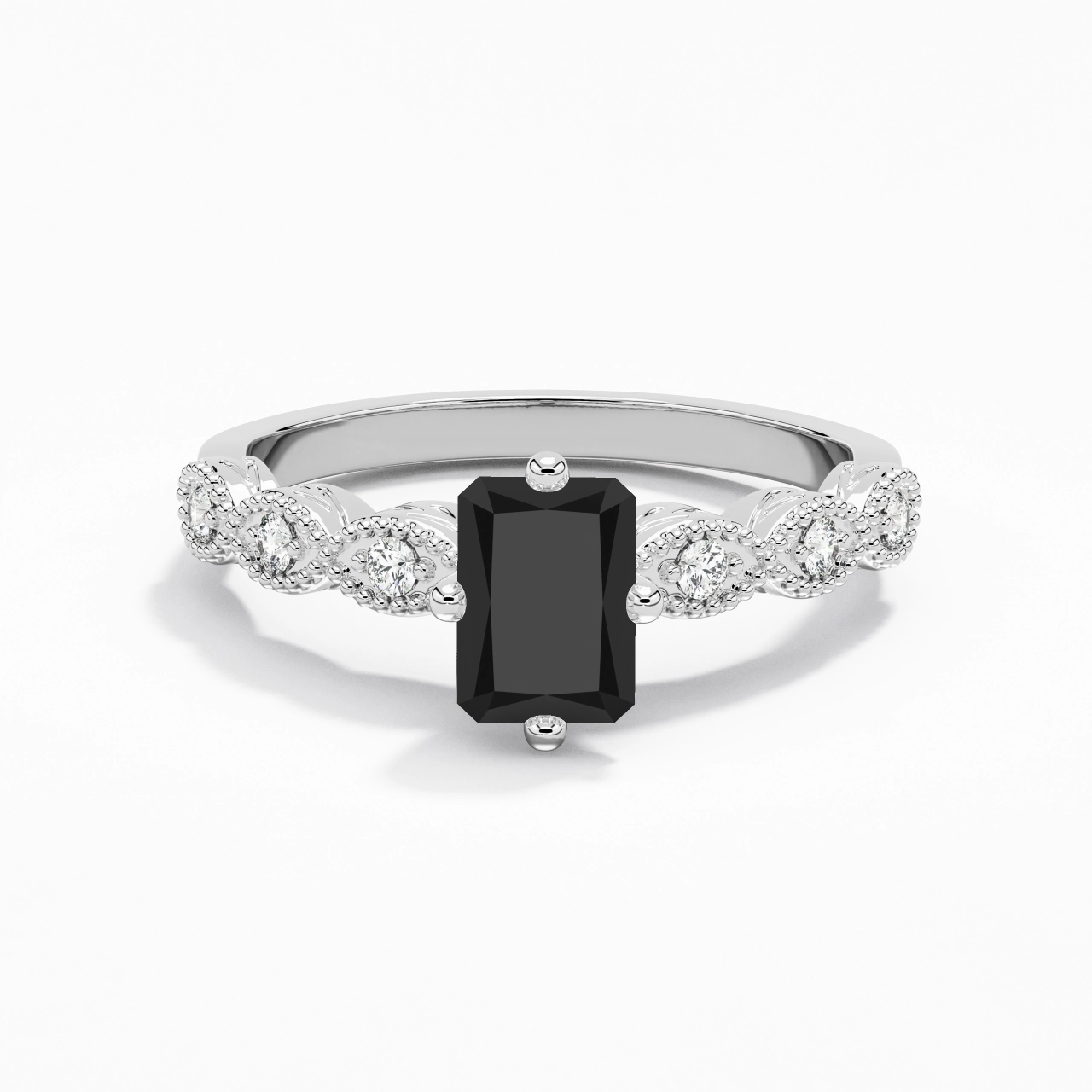 925 Sterling Silver Cubic Zirconia Engagement Ring