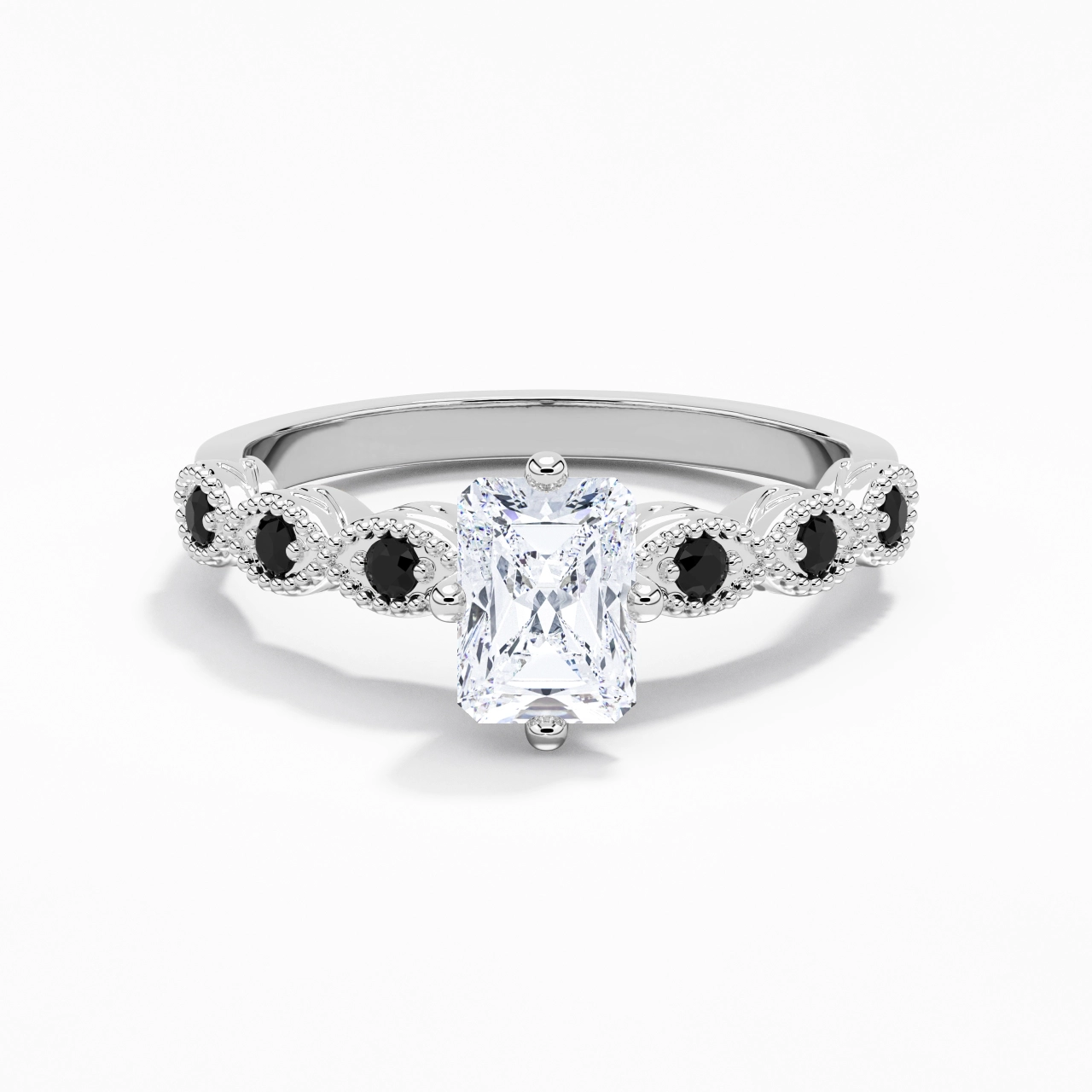 925 Sterling Silver Cubic Zirconia Engagement Ring