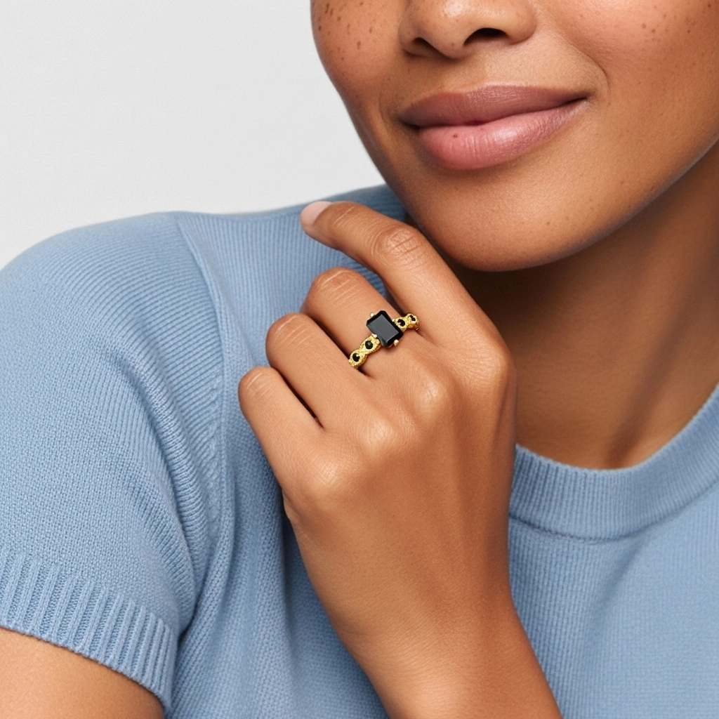 925 Sterling Silver Cubic Zirconia Engagement Ring