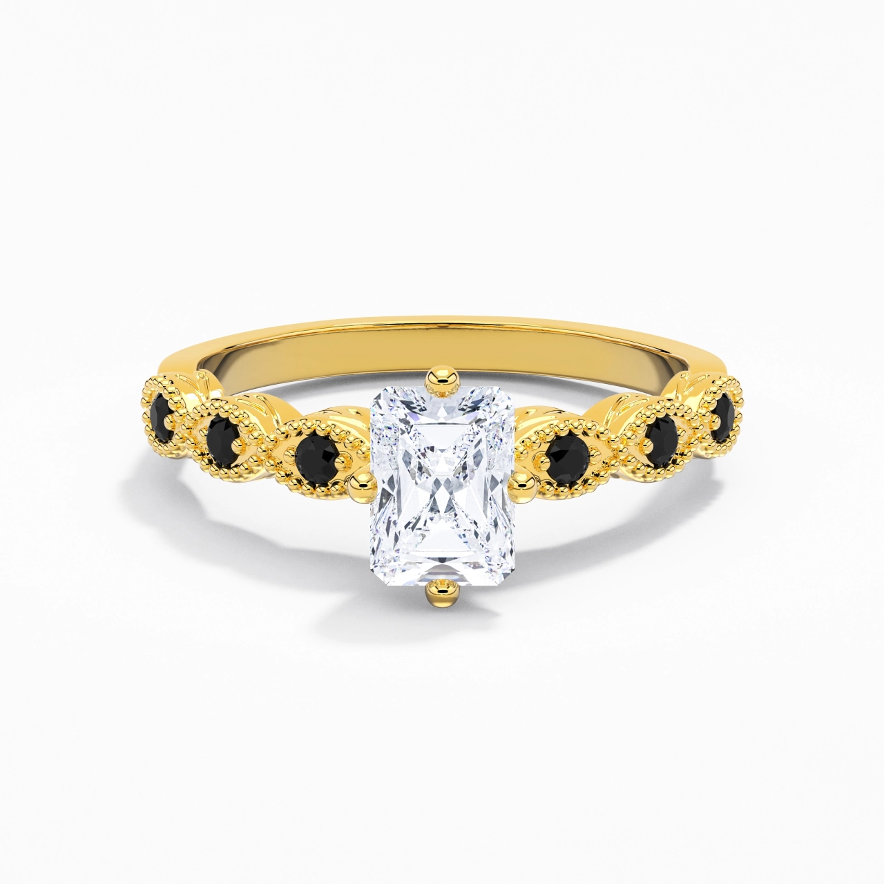 925 Sterling Silver Cubic Zirconia Engagement Ring