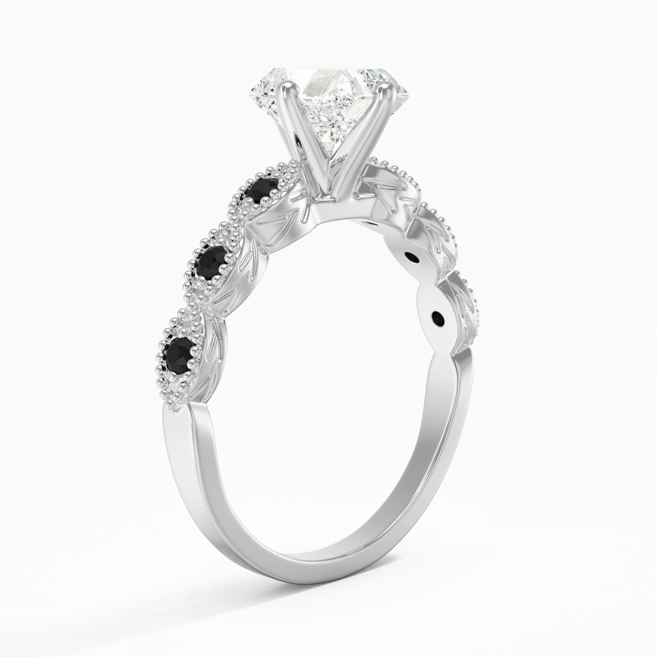925 Sterling Silver Cubic Zirconia Engagement Ring