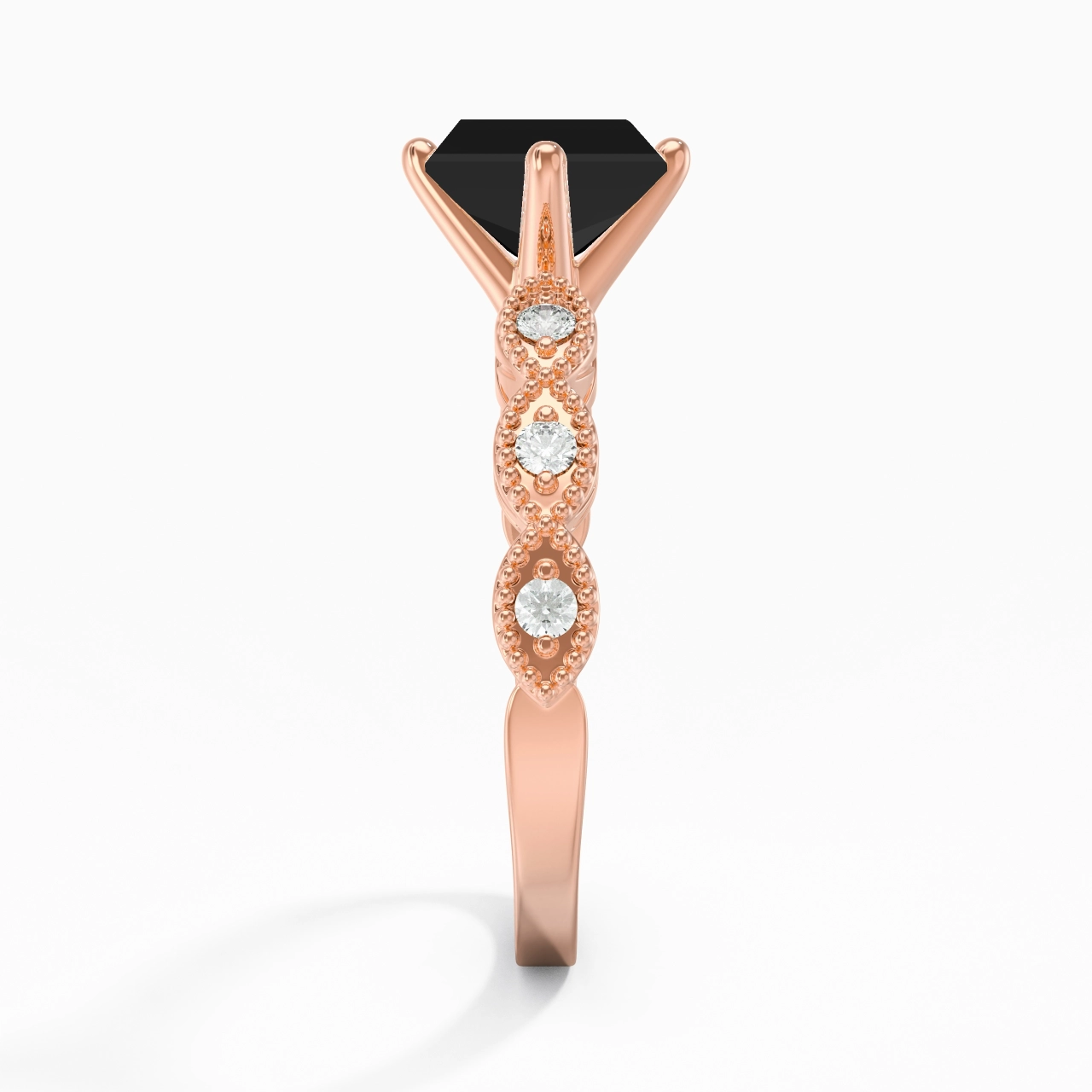 925 Sterling Silver Cubic Zirconia Engagement Ring