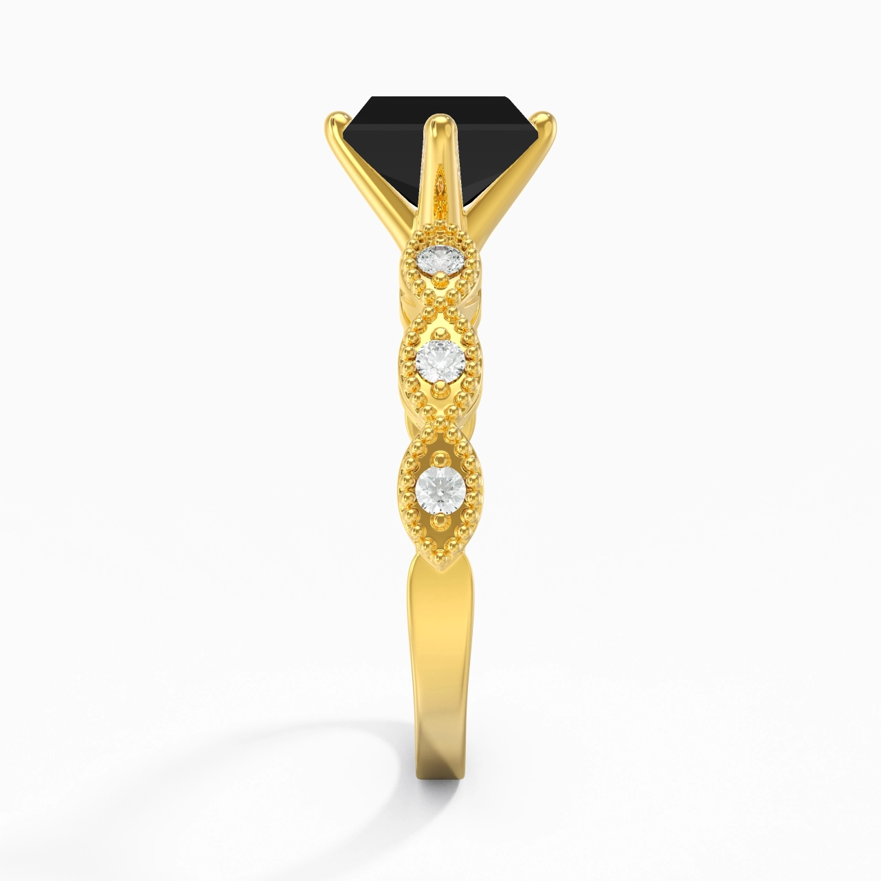 925 Sterling Silver Cubic Zirconia Engagement Ring