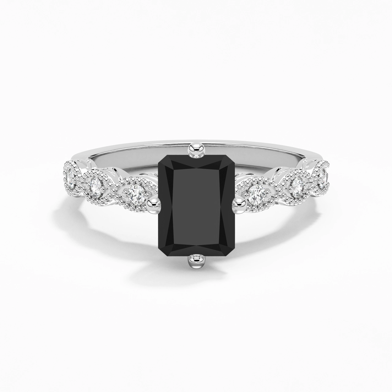 925 Sterling Silver Cubic Zirconia Engagement Ring