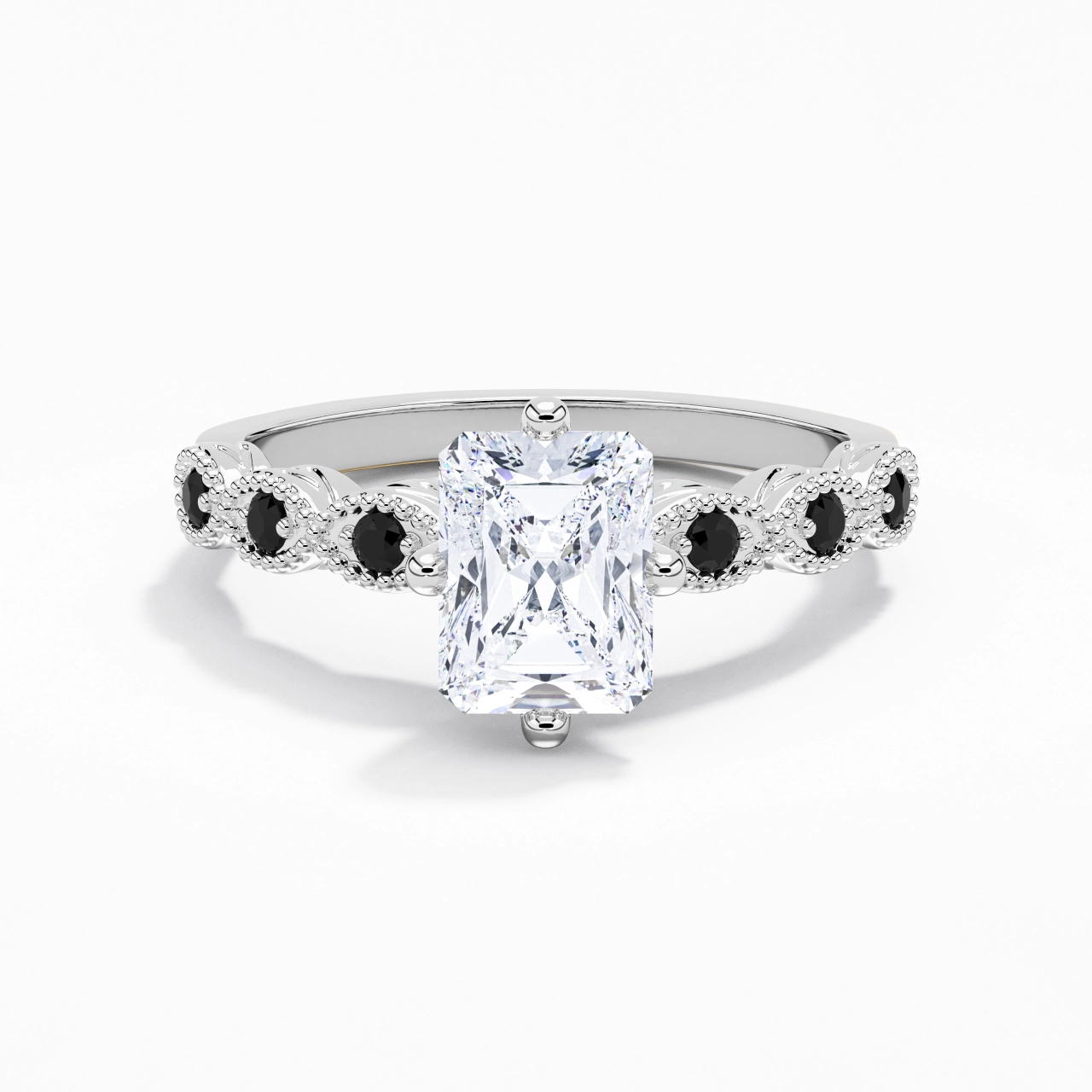925 Sterling Silver Cubic Zirconia Engagement Ring