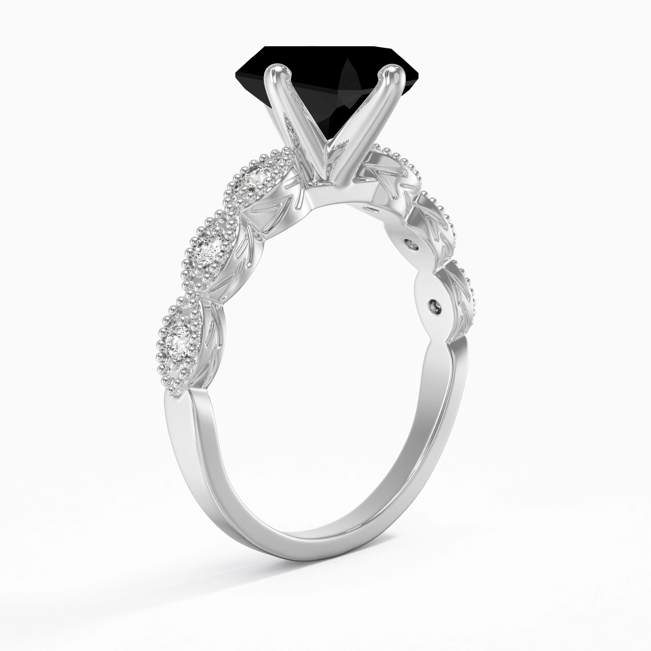925 Sterling Silver Cubic Zirconia Engagement Ring