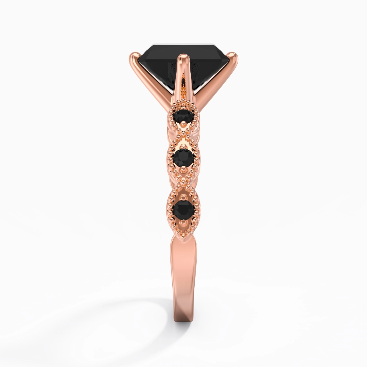 925 Sterling Silver Cubic Zirconia Engagement Ring