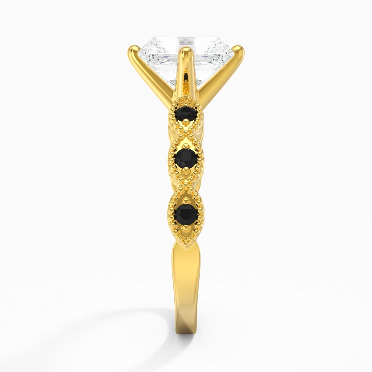 925 Sterling Silver Cubic Zirconia Engagement Ring