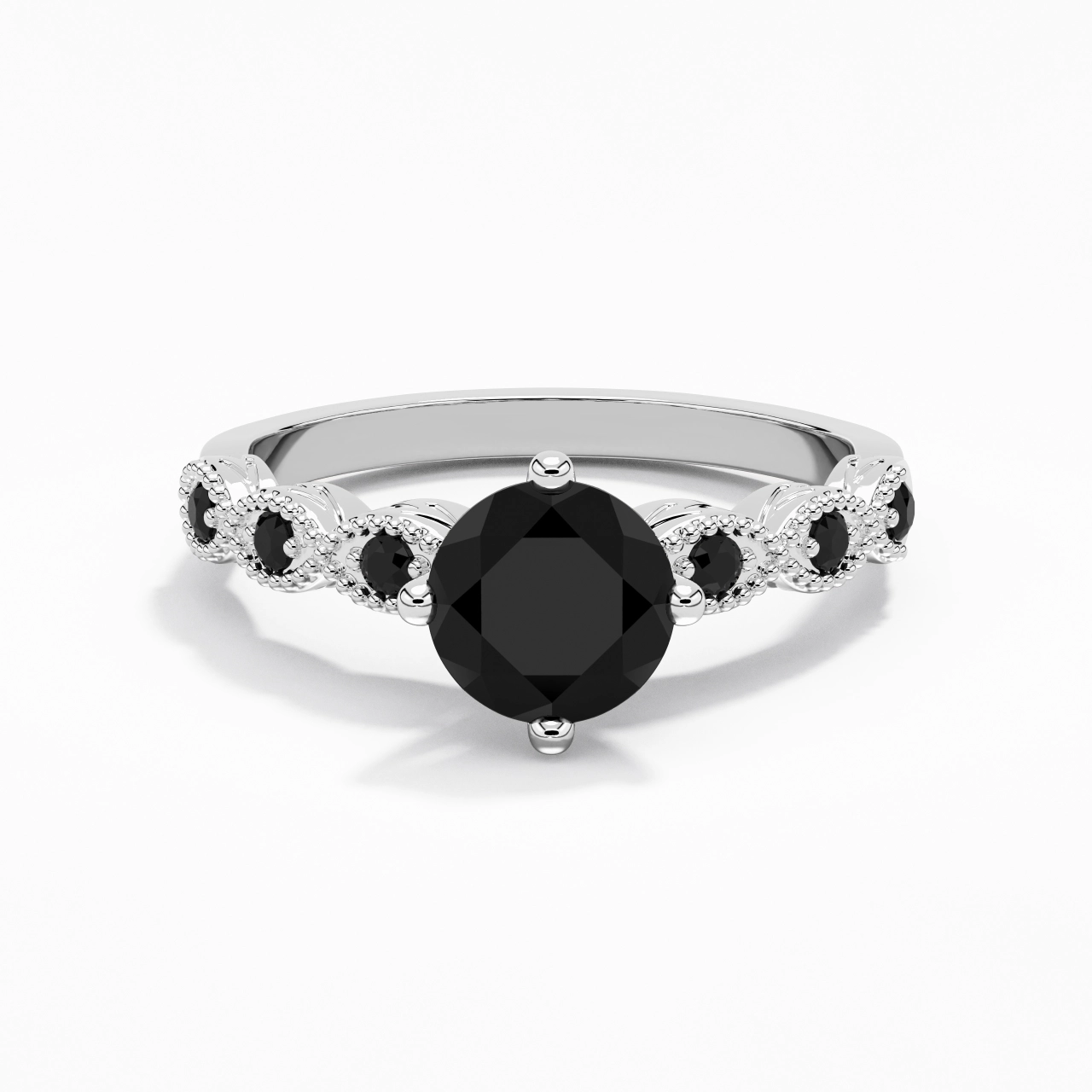 925 Sterling Silver Cubic Zirconia Engagement Ring