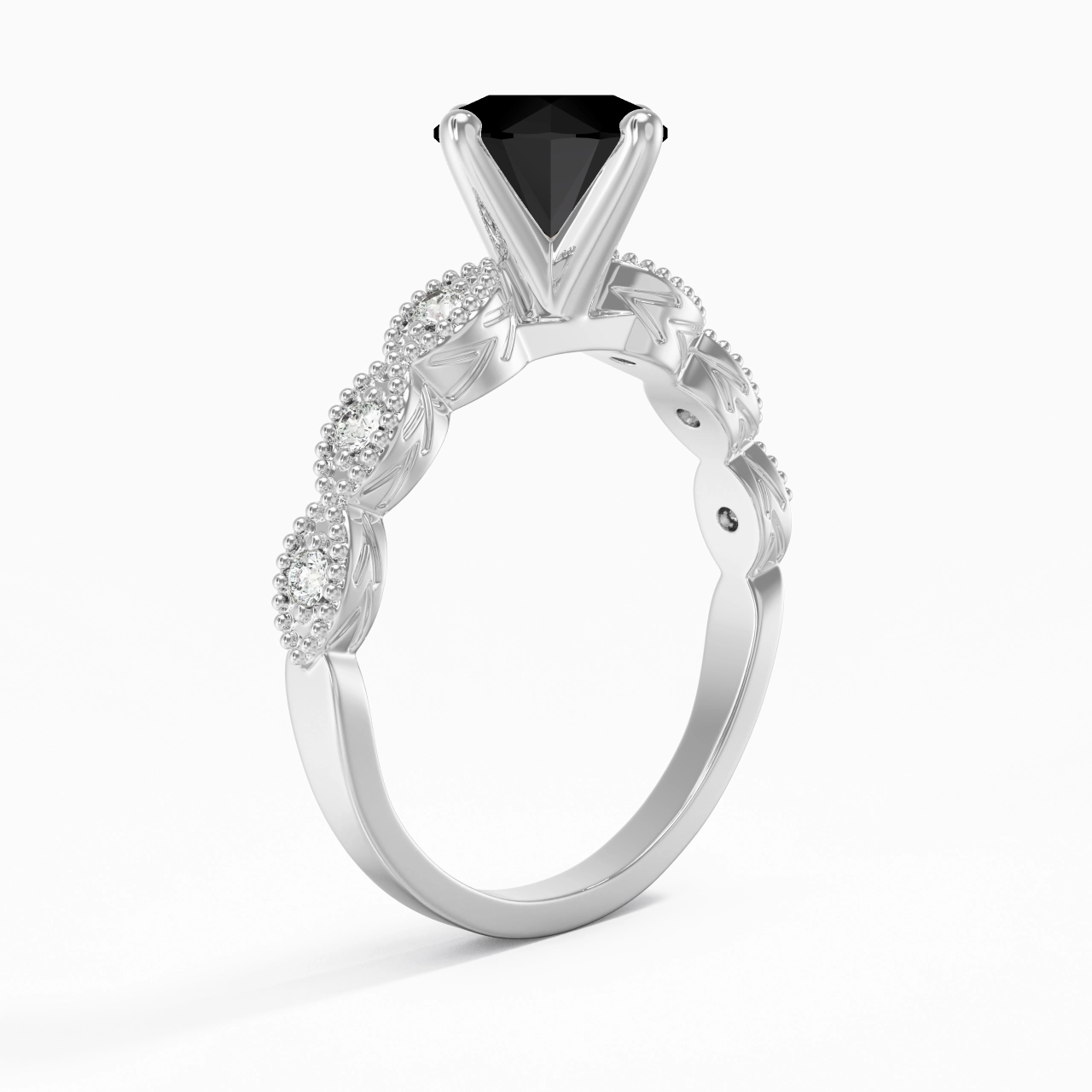 925 Sterling Silver Cubic Zirconia Engagement Ring