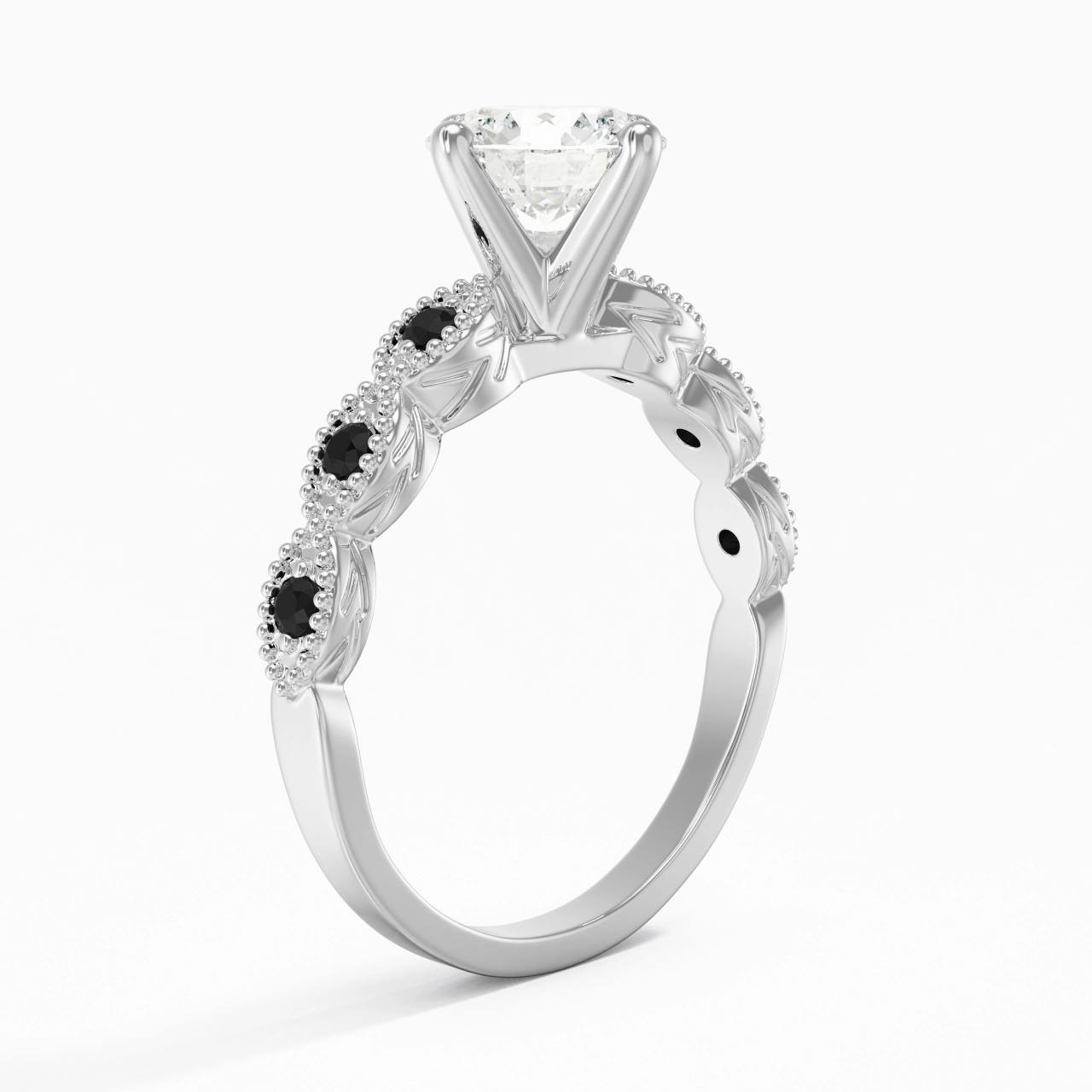 925 Sterling Silver Cubic Zirconia Engagement Ring