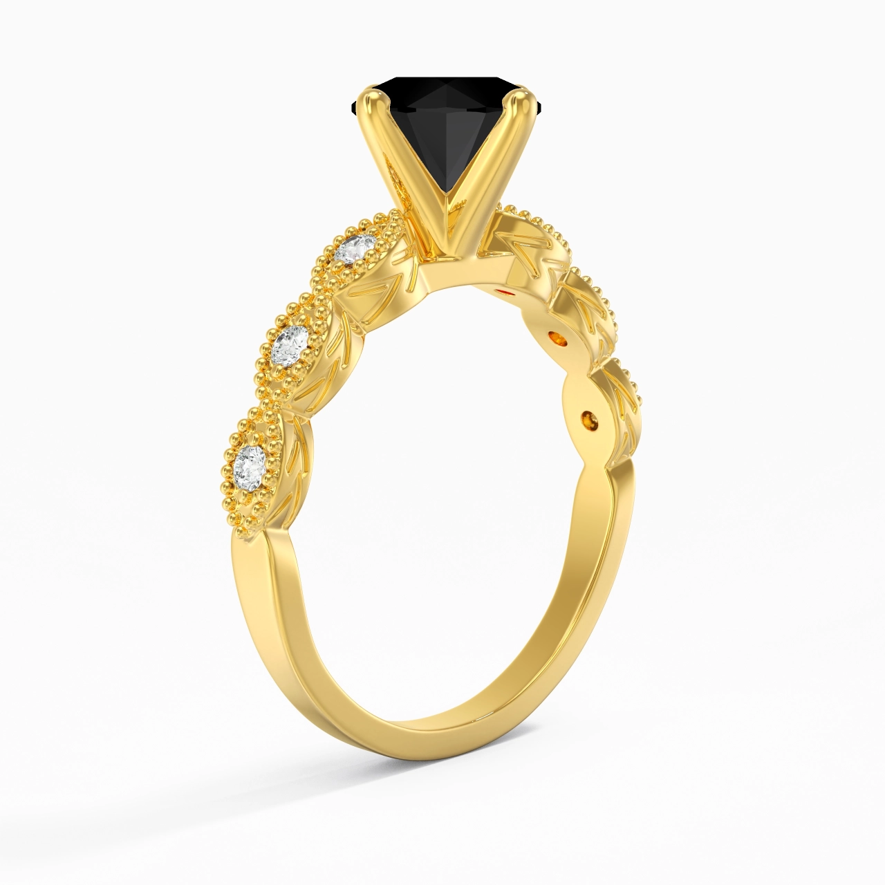 925 Sterling Silver Cubic Zirconia Engagement Ring