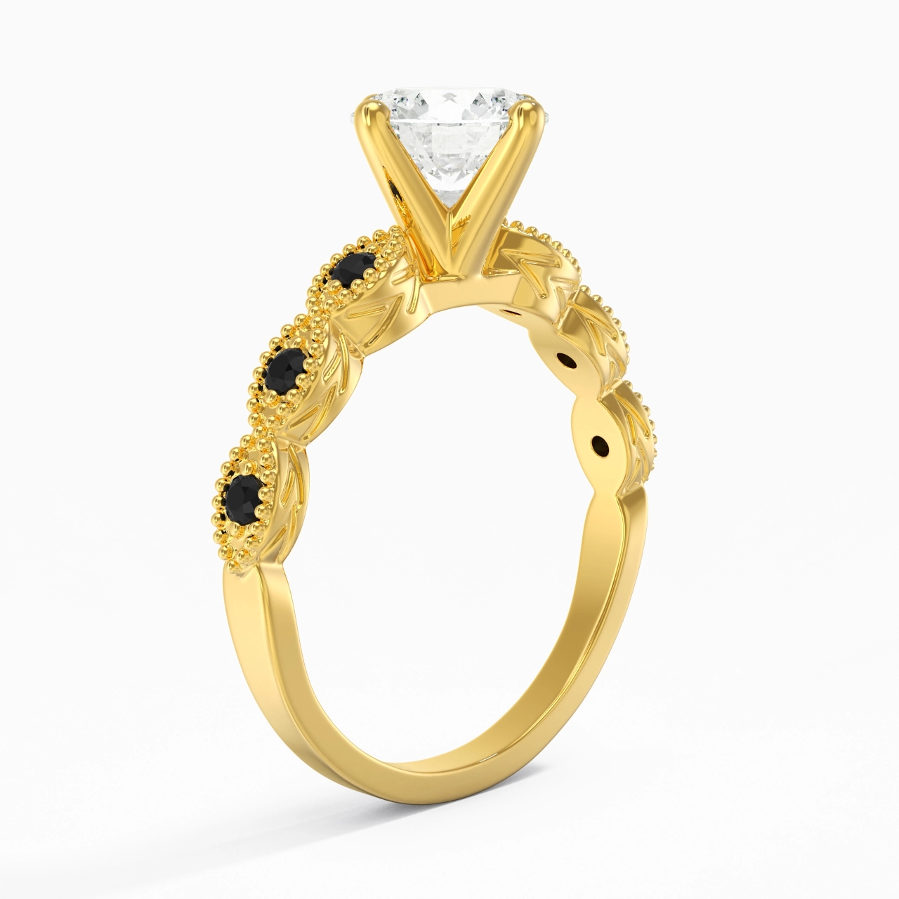 925 Sterling Silver Cubic Zirconia Engagement Ring