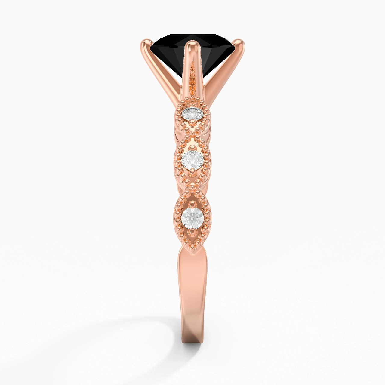 925 Sterling Silver Cubic Zirconia Engagement Ring